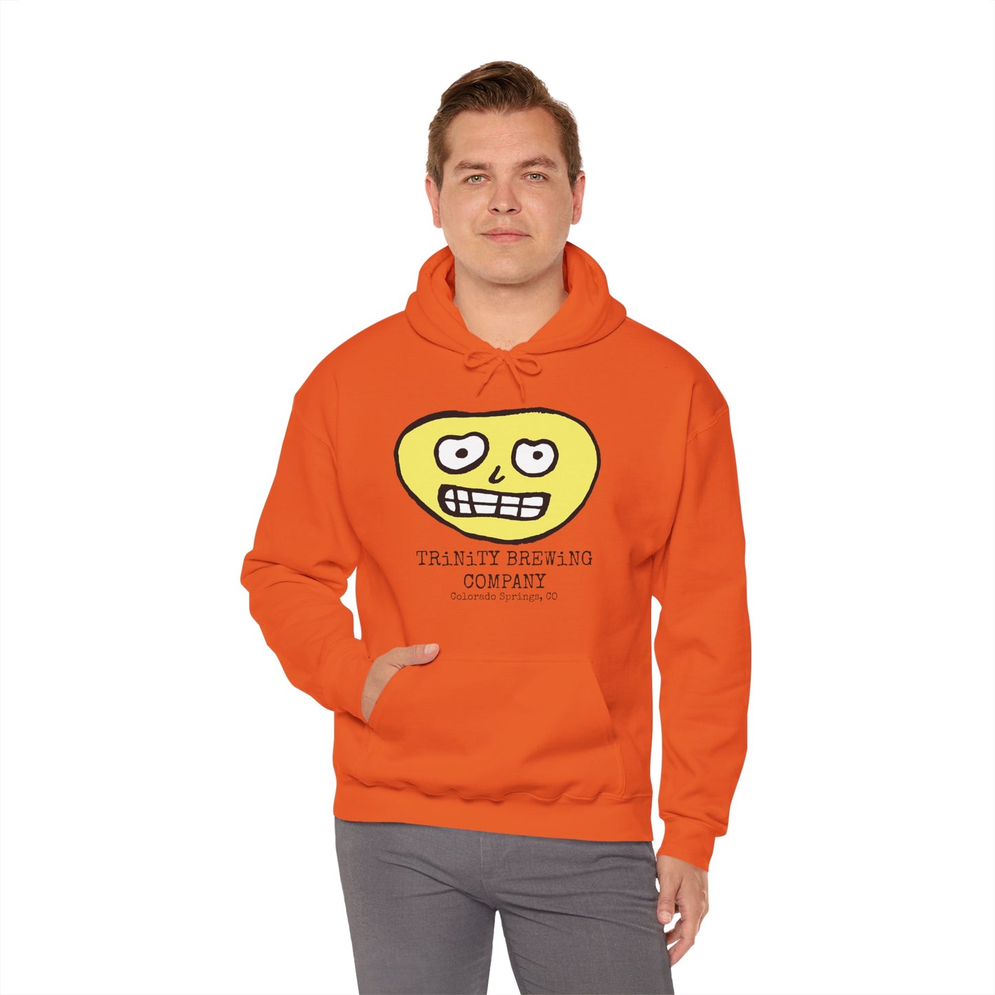 TRiNiTY Brewing Beerface Logo - Unisex Heavy Blend™ Hooded Sweatshirt