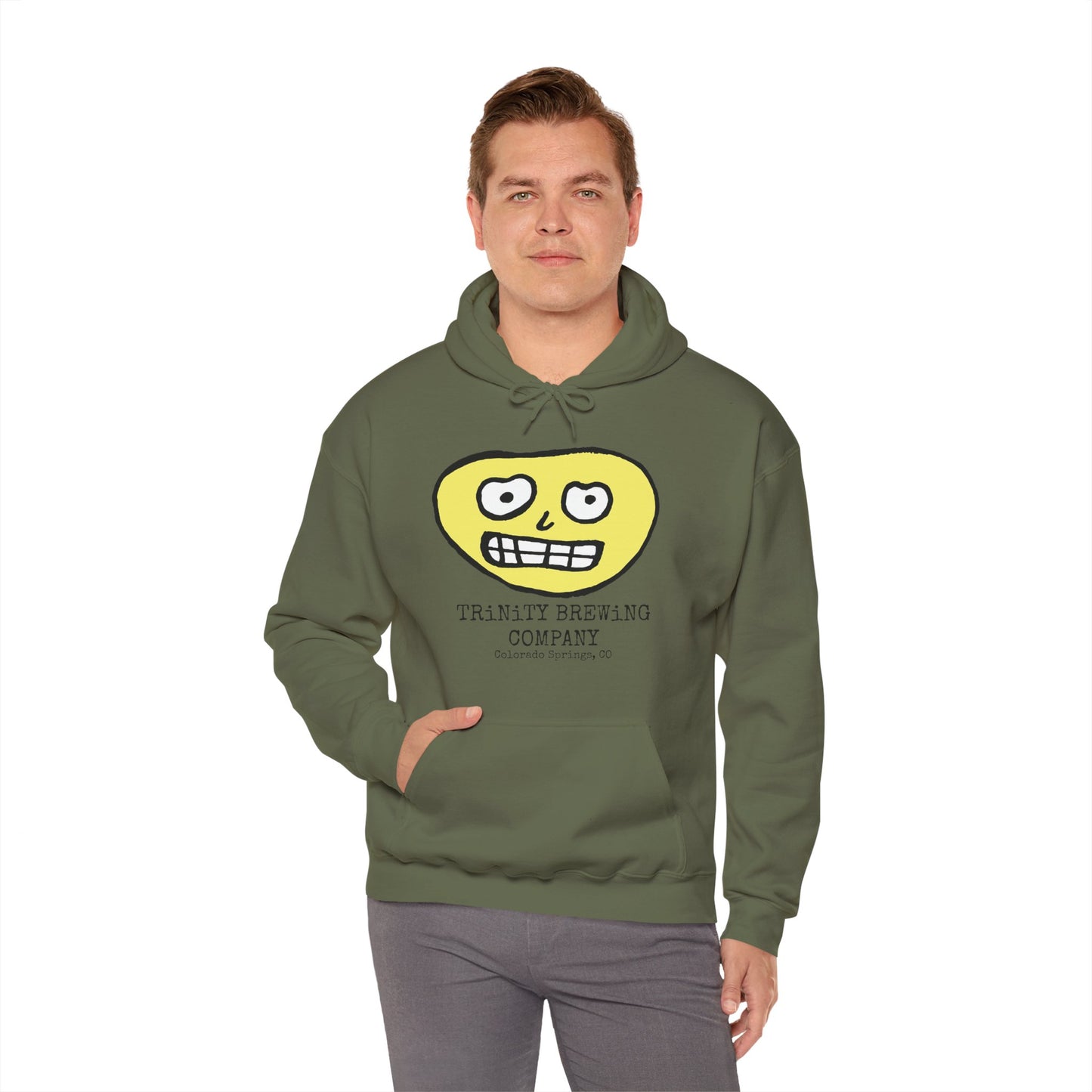 TRiNiTY Brewing Beerface Logo - Unisex Heavy Blend™ Hooded Sweatshirt