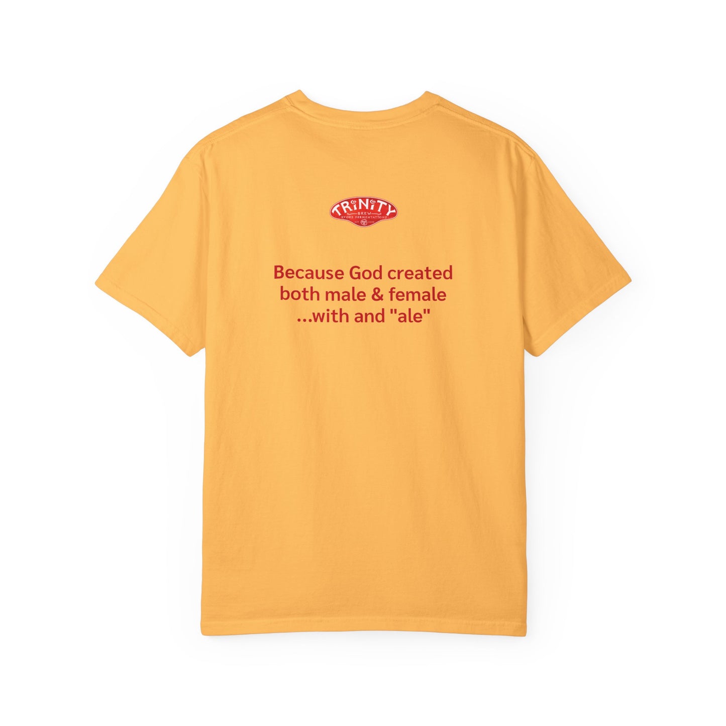 Beer-Themed Unisex Garment-Dyed T-shirt, Funny Beer Gift, Casual Tee for Beer Lovers, Christian Humor Shirt, Perfect for Parties