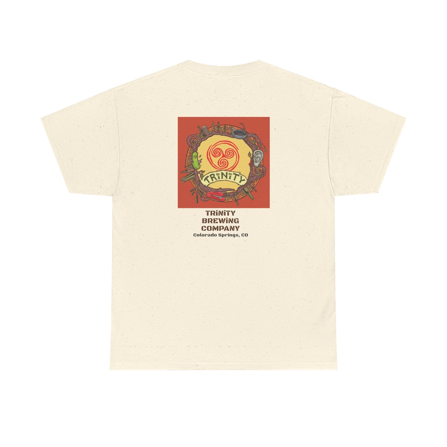 TRiNiTY Classic Logo RED - Unisex Heavy Cotton Tee