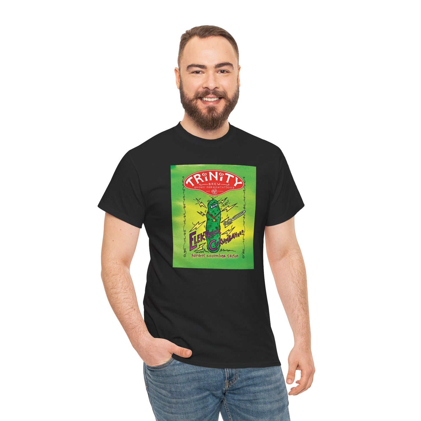 TRiNiTY Electric Cukumbahh (Darker Colors) - Unisex Heavy Cotton Tee