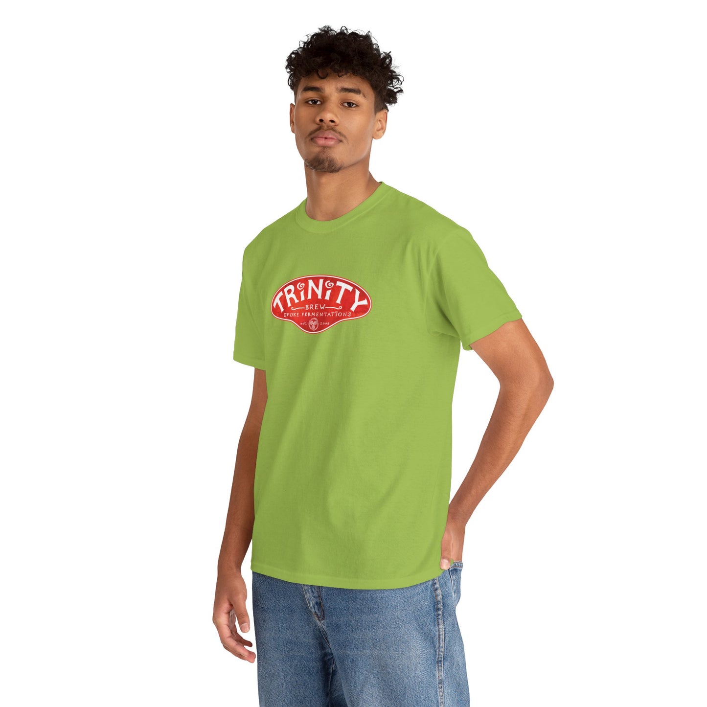 TRiNiTY Classic Logo RED - Unisex Heavy Cotton Tee