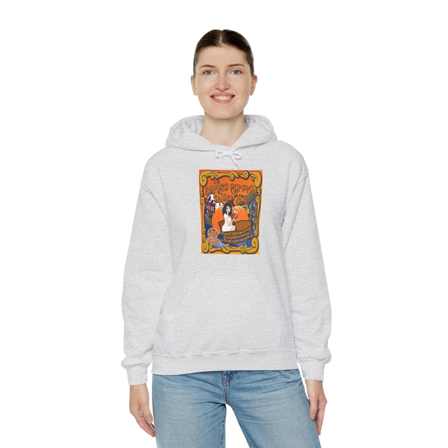 TRiNiTY Emma's Coffin Pumpkin Ale - Unisex Heavy Blend™ Hooded Sweatshirt