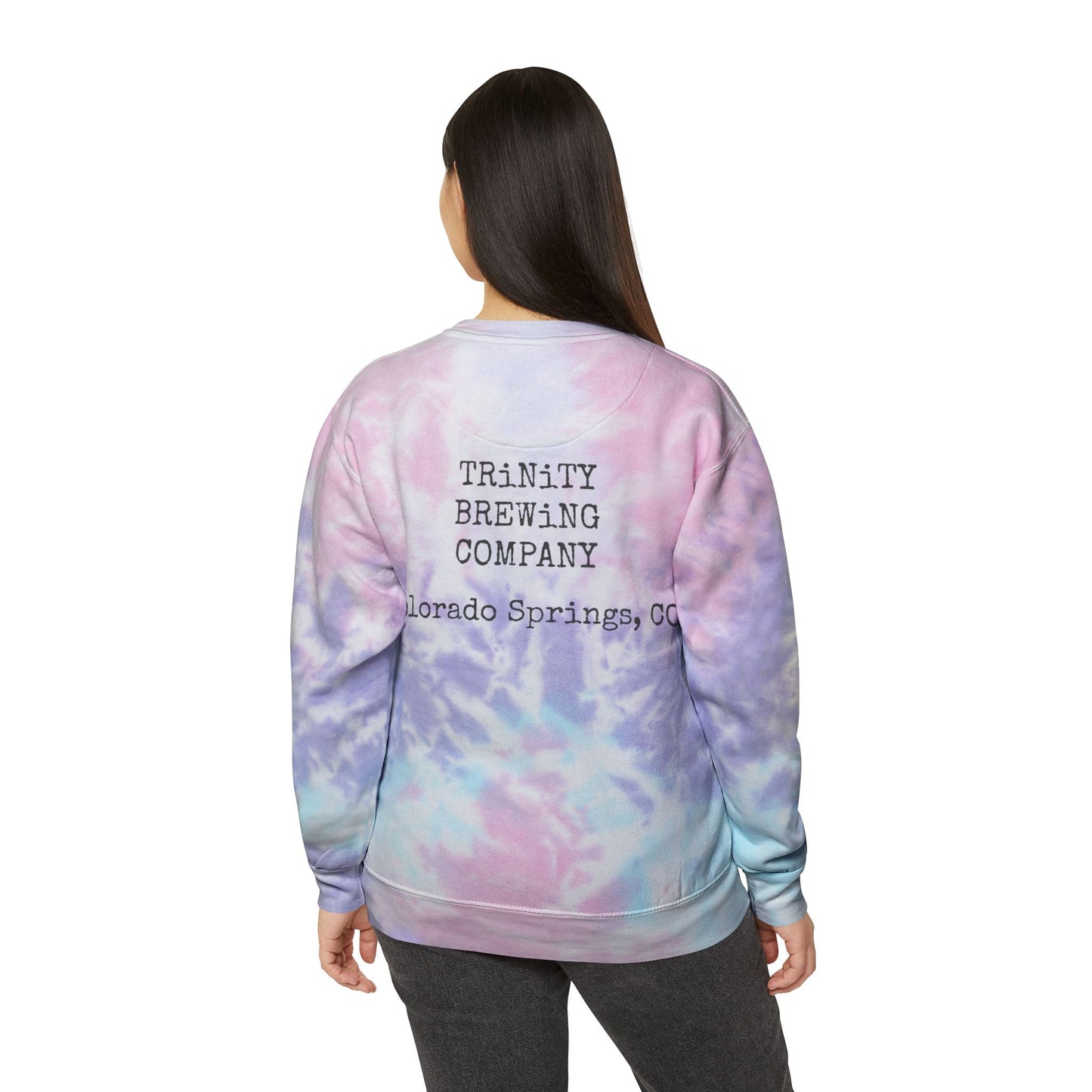 TRiNiTY Sour Series/ Golden Acid Trip - Unisex Tie-Dye Sweatshirt