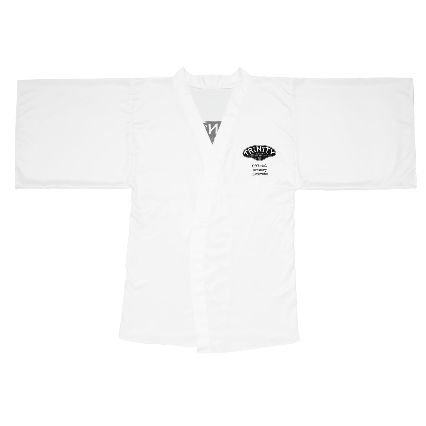 TRiNiTY Logo (Black) Robe - Long Sleeve Kimono Robe (AOP)