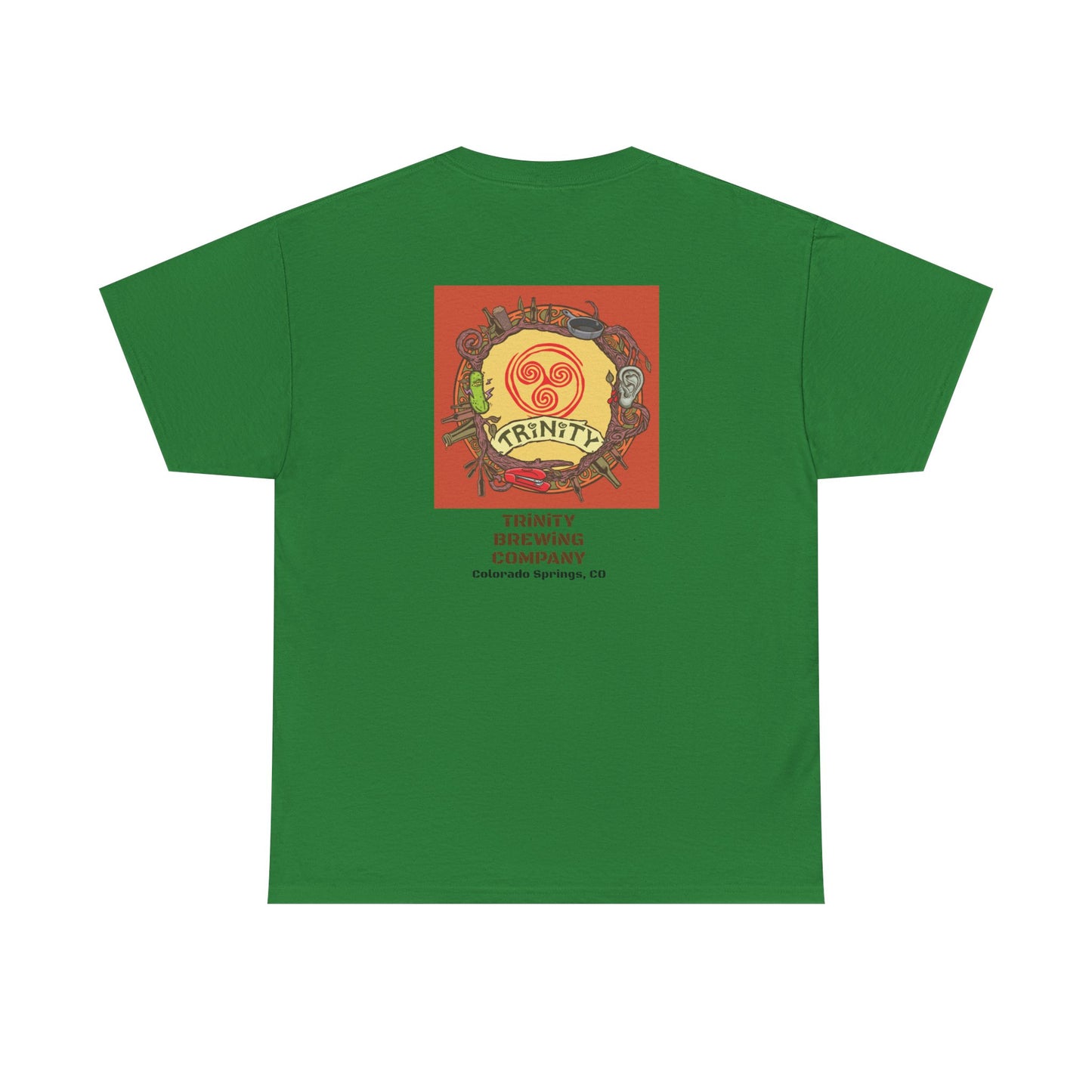 TRiNiTY Classic Logo RED - Unisex Heavy Cotton Tee