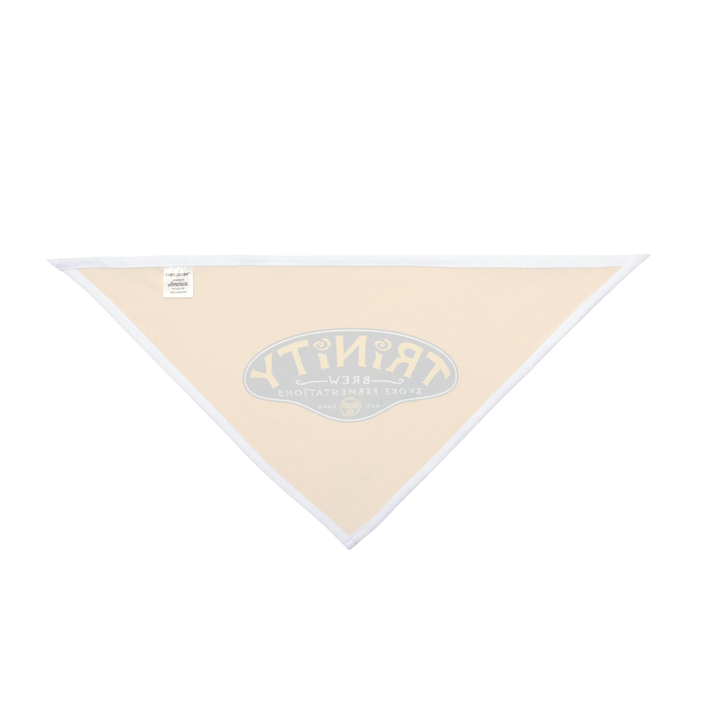 TRiNiTY Classic Logo Gold/ Green - Pet Bandana