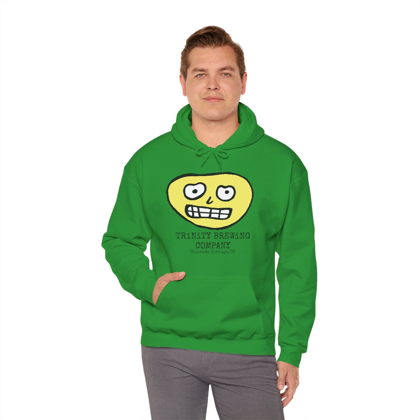 TRiNiTY Brewing Beerface Logo - Unisex Heavy Blend™ Hooded Sweatshirt