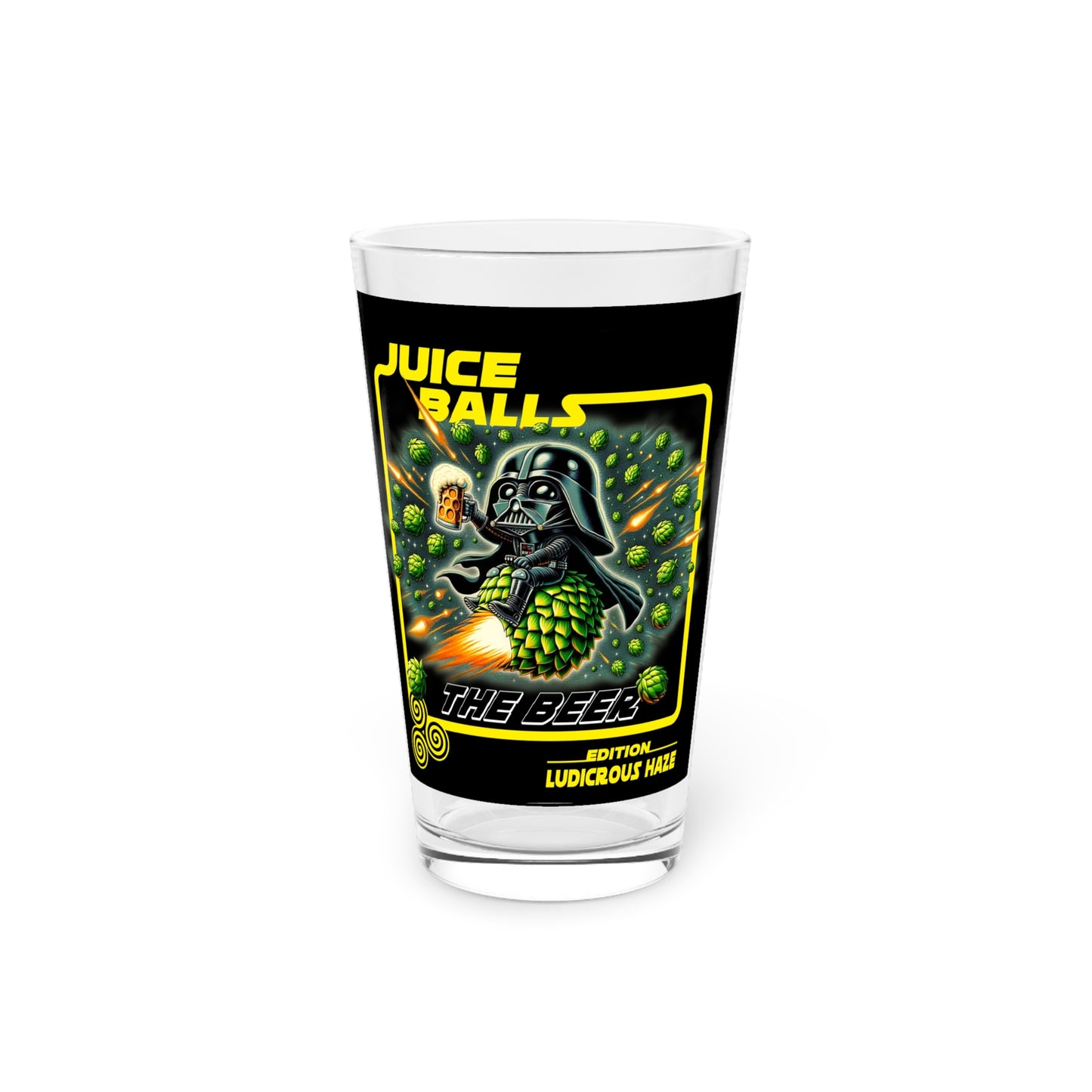 Juiceballs Hazy IPA Pint Glass, 16oz