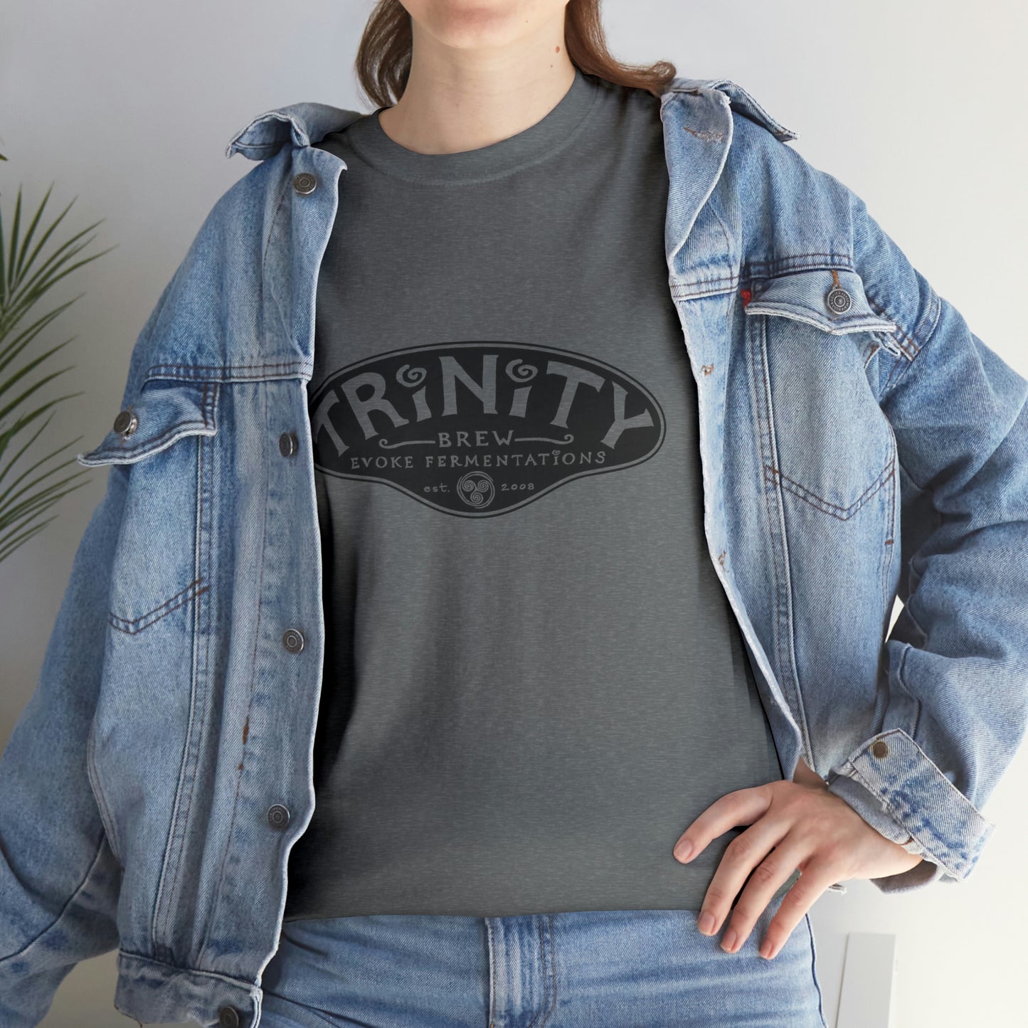 TRiNiTY Classic Logo/ Black - Unisex Heavy Cotton Tee