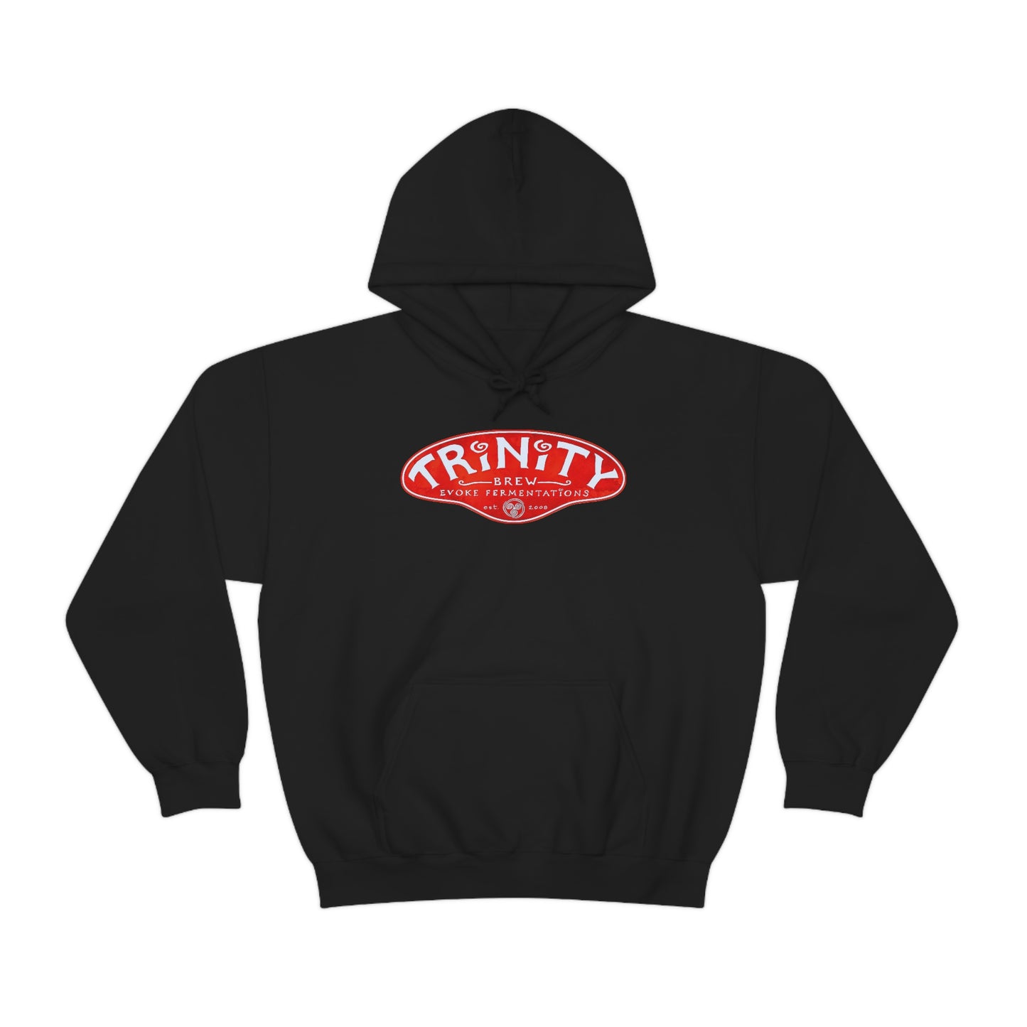 Trinity logo Front with Flo logo back Unisex Heavy Blend™ Hooded Sweatshirt