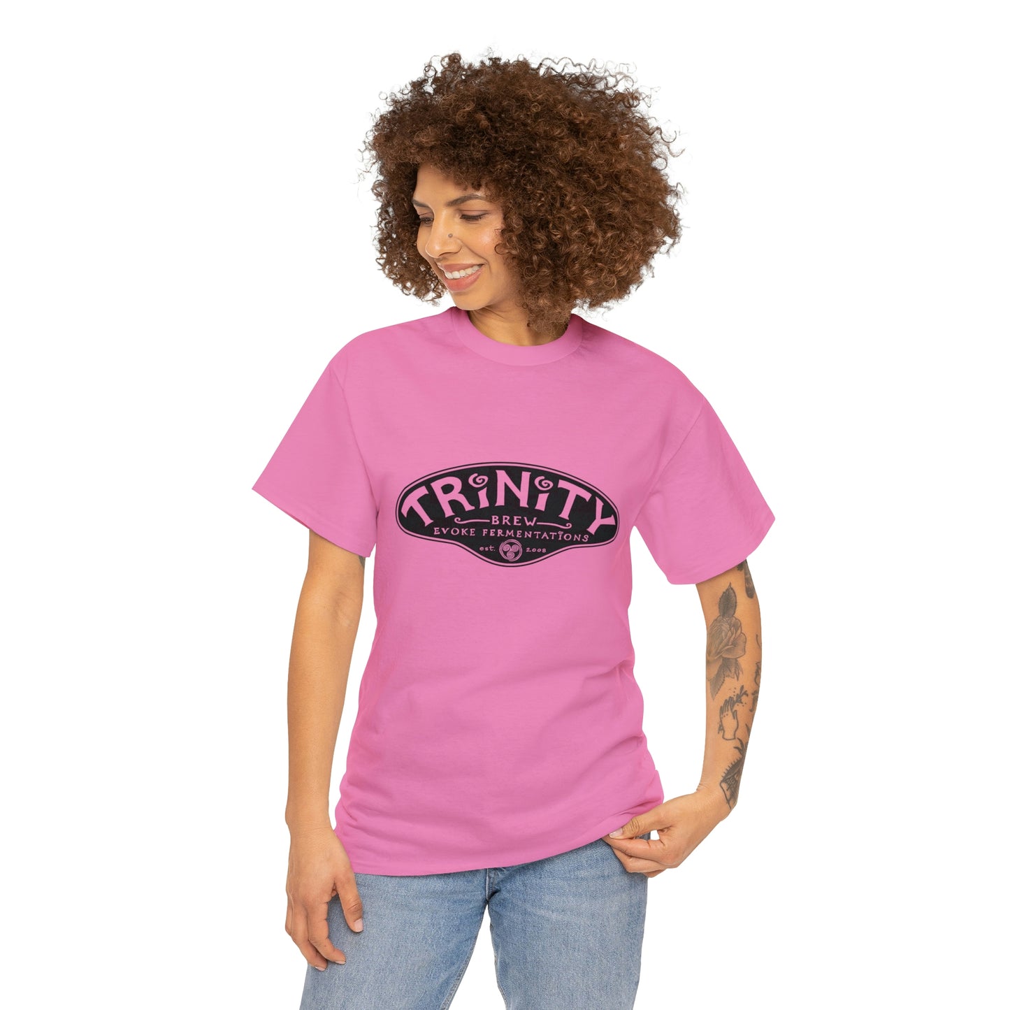 TRiNiTY Classic Logo/ Black - Unisex Heavy Cotton Tee