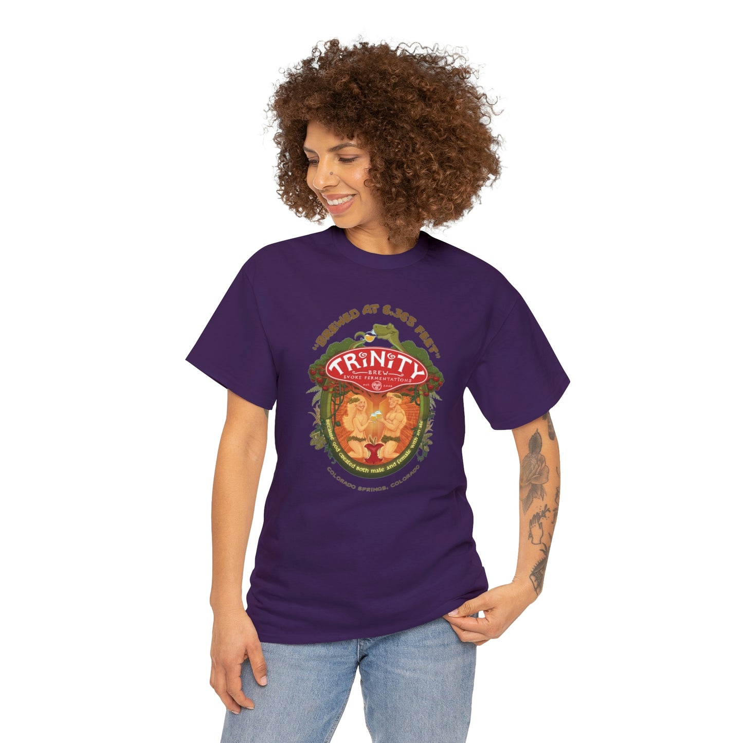 Adam & Eve Ale (Darker Colors) - Unisex Heavy Cotton Tee