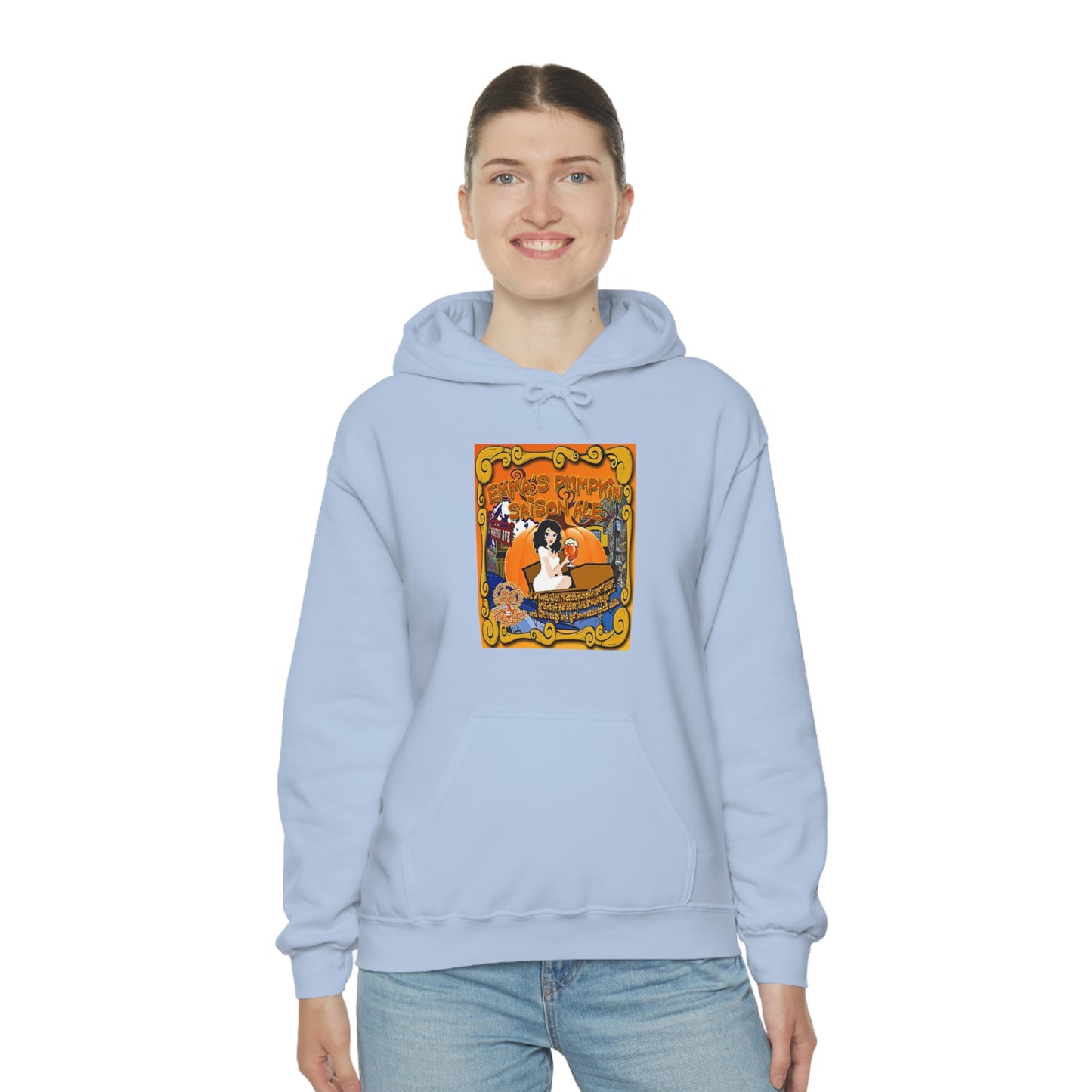 TRiNiTY Emma's Coffin Pumpkin Ale - Unisex Heavy Blend™ Hooded Sweatshirt