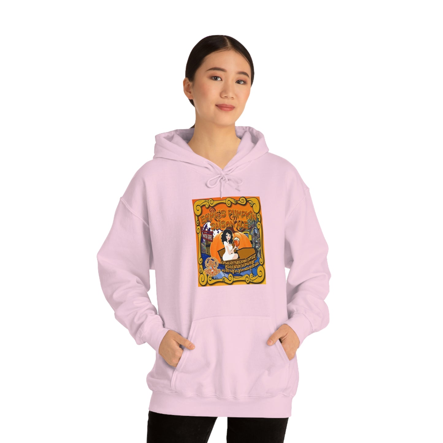 TRiNiTY Emma's Coffin Pumpkin Ale - Unisex Heavy Blend™ Hooded Sweatshirt