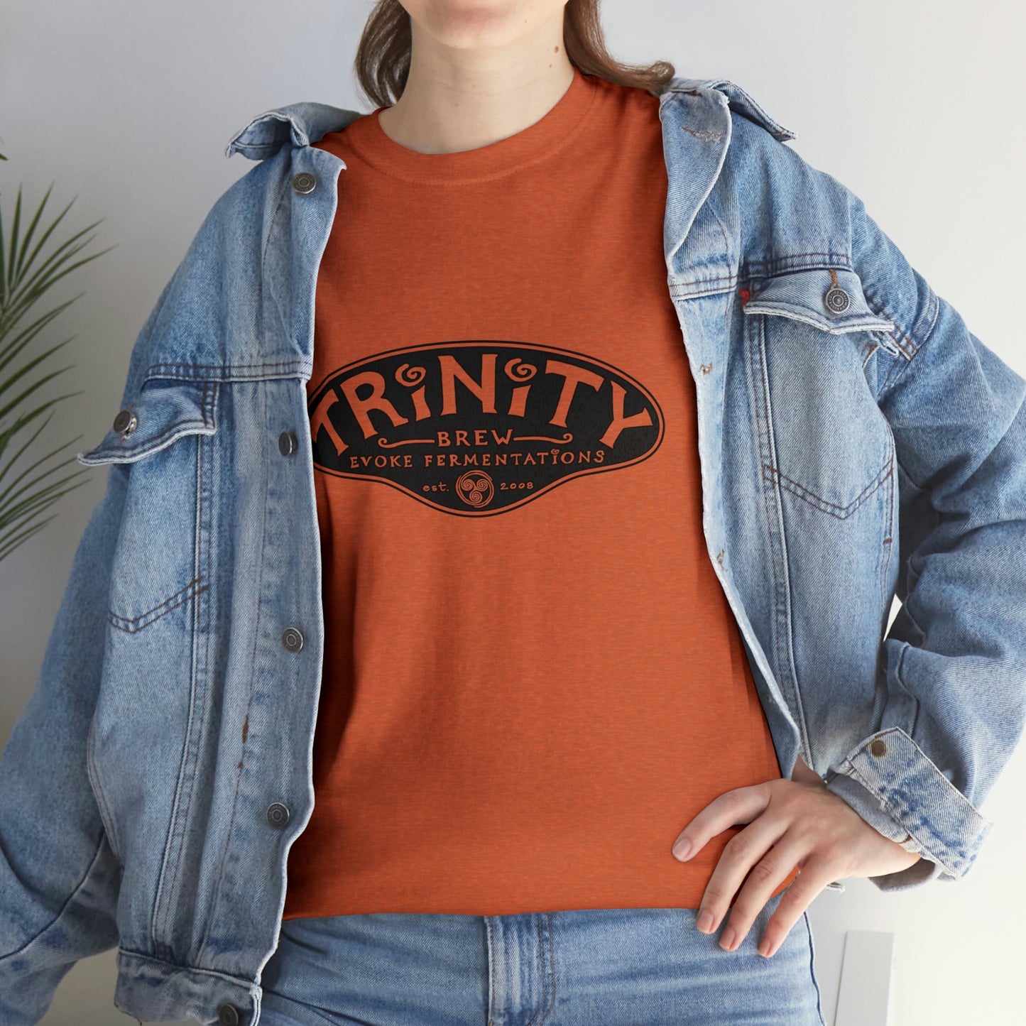 TRiNiTY Classic Logo/ Black - Unisex Heavy Cotton Tee