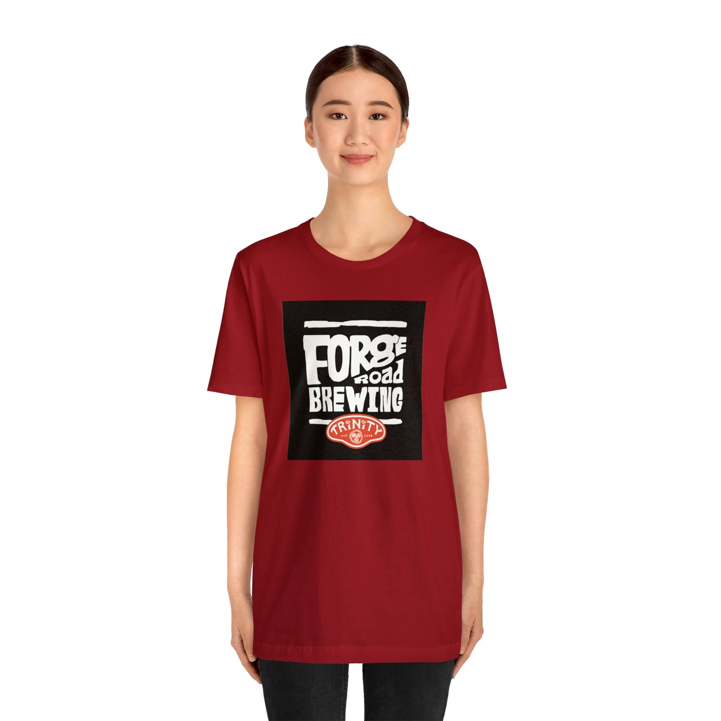 T2 Forge Road Brewery - Unisex Jersey Short Sleeve Tee