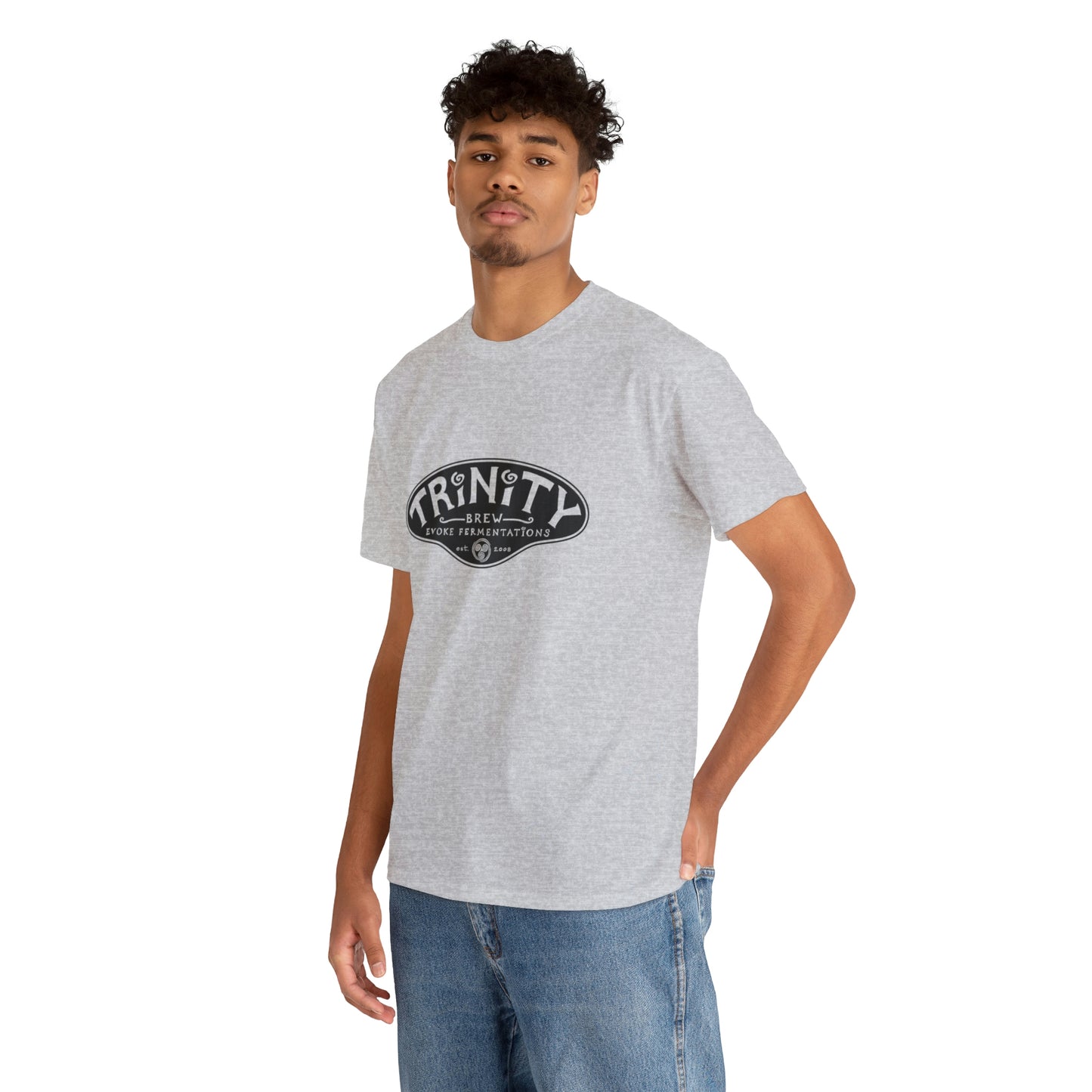 TRiNiTY Classic Logo/ Black - Unisex Heavy Cotton Tee