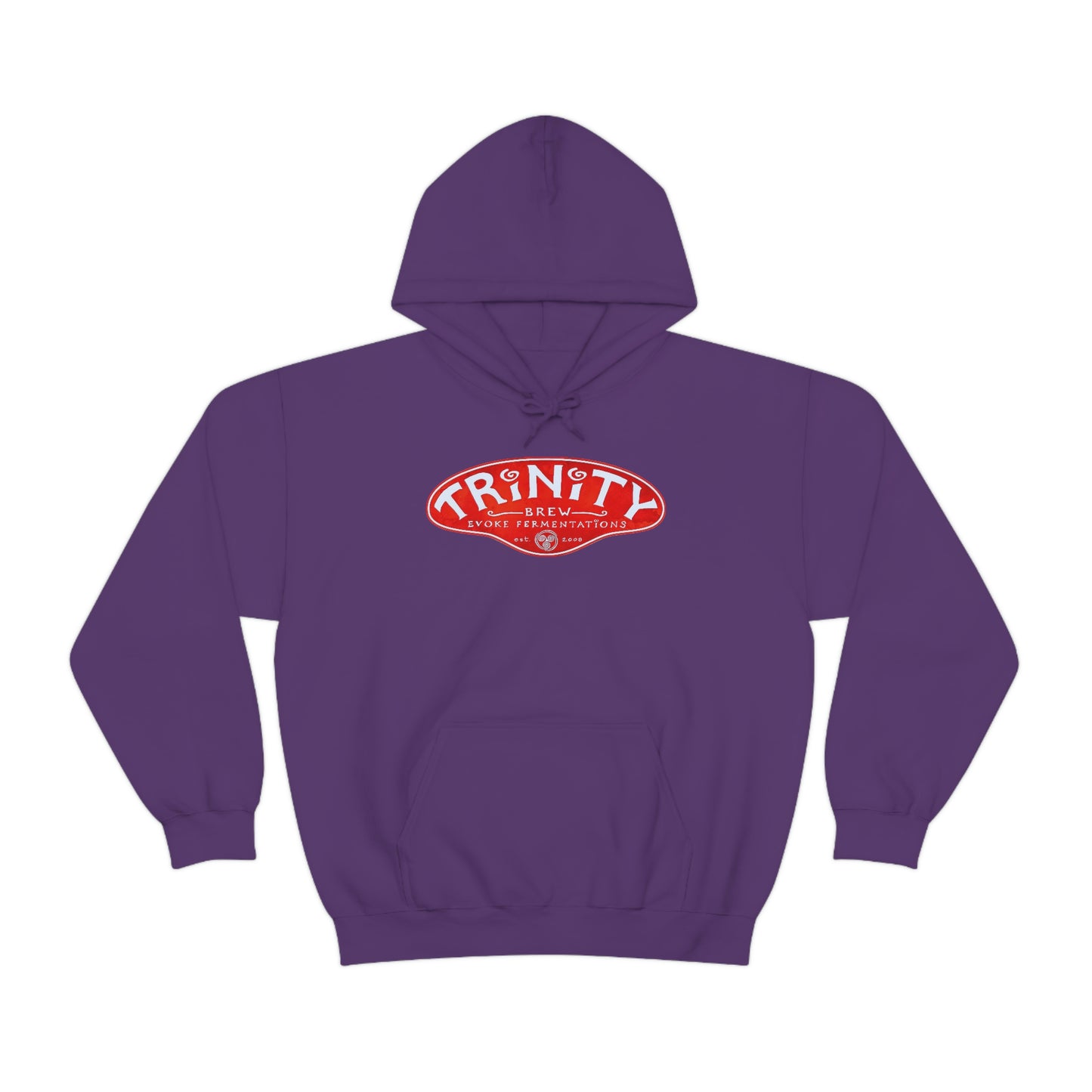 Trinity logo Front with Flo logo back Unisex Heavy Blend™ Hooded Sweatshirt