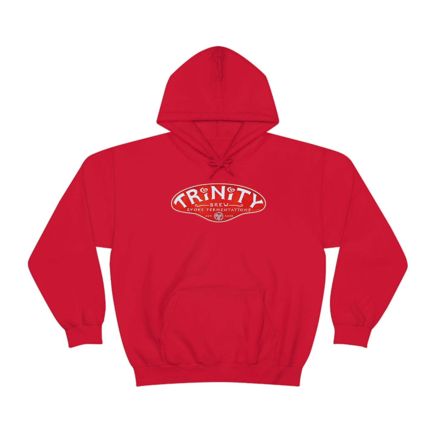 Trinity logo Front with Flo logo back Unisex Heavy Blend™ Hooded Sweatshirt