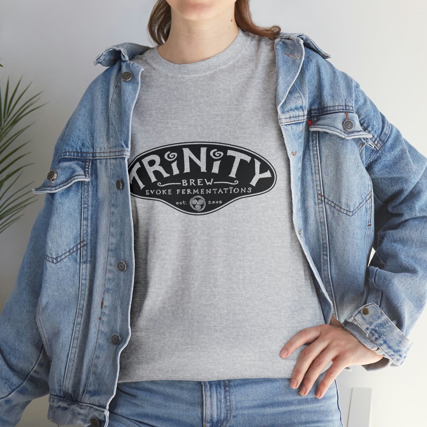 TRiNiTY Classic Logo/ Black - Unisex Heavy Cotton Tee