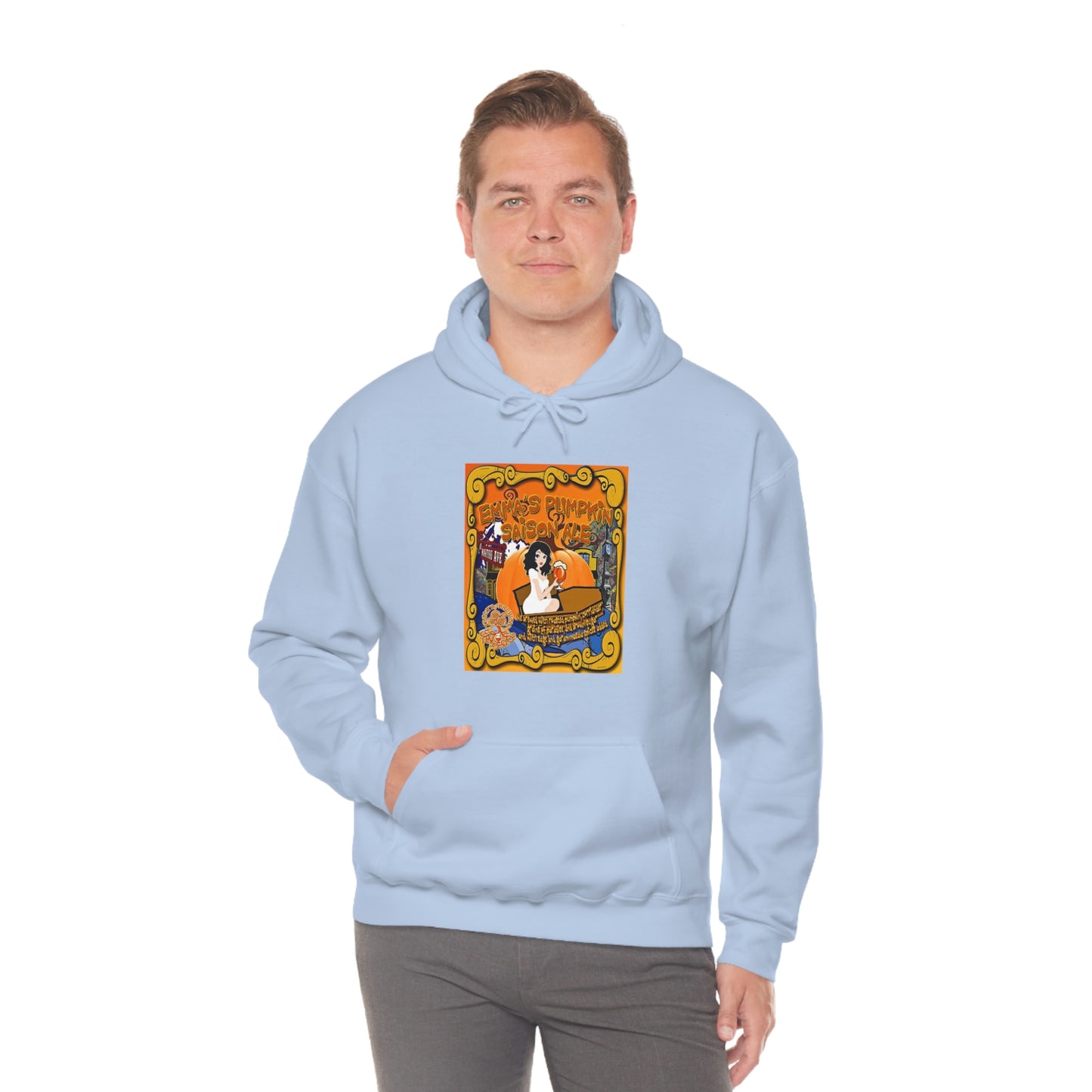 TRiNiTY Emma's Coffin Pumpkin Ale - Unisex Heavy Blend™ Hooded Sweatshirt