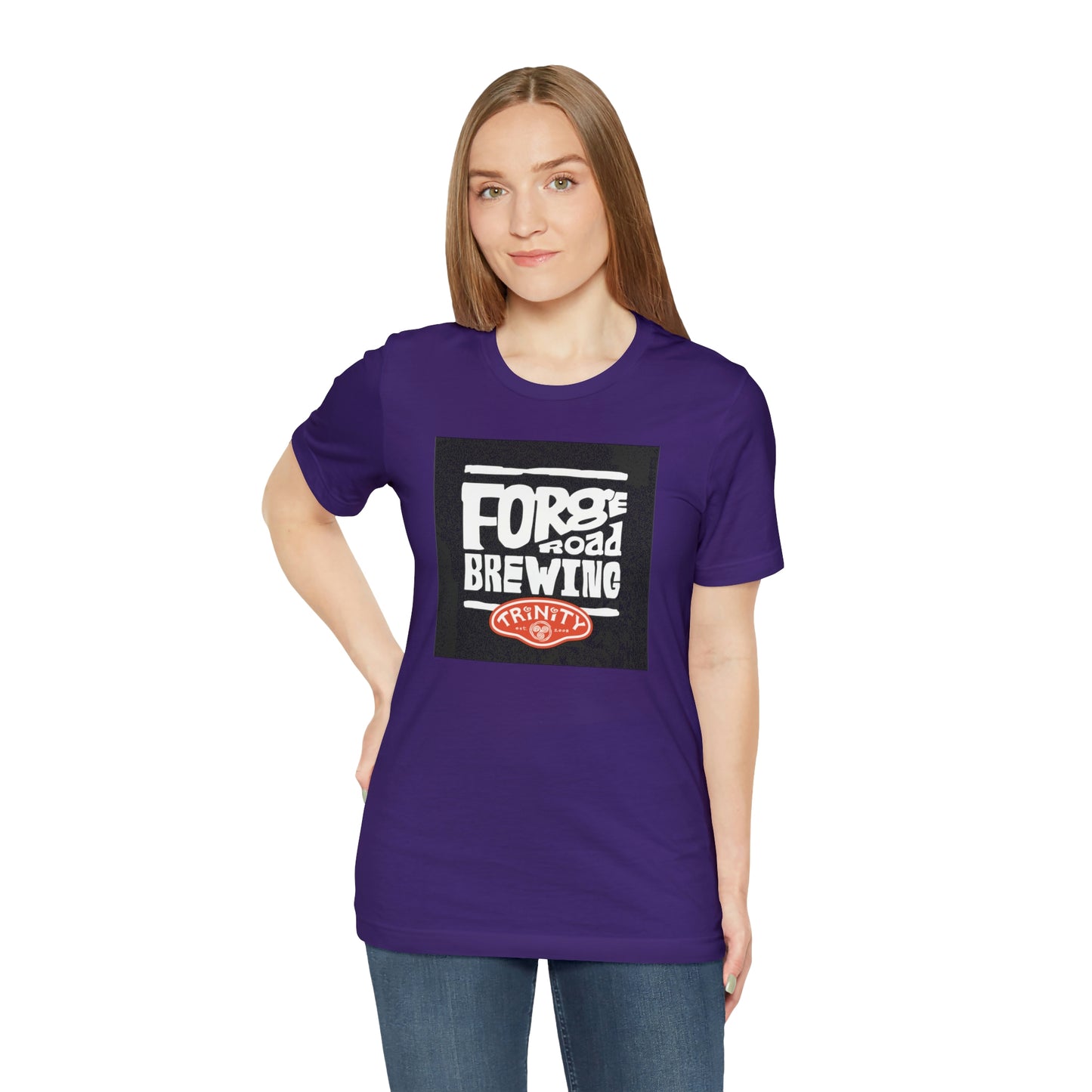 T2 Forge Road Brewery - Unisex Jersey Short Sleeve Tee