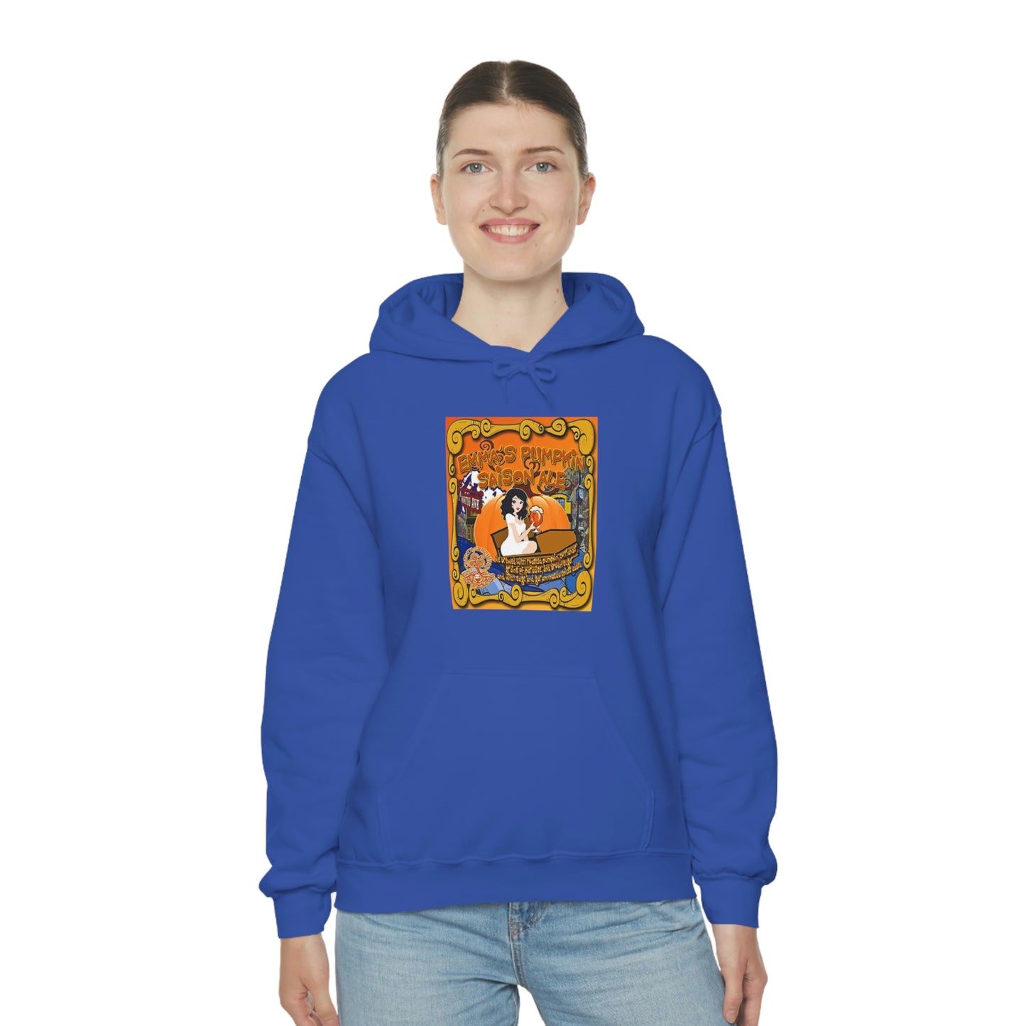 TRiNiTY Emma's Coffin Pumpkin Ale - Unisex Heavy Blend™ Hooded Sweatshirt