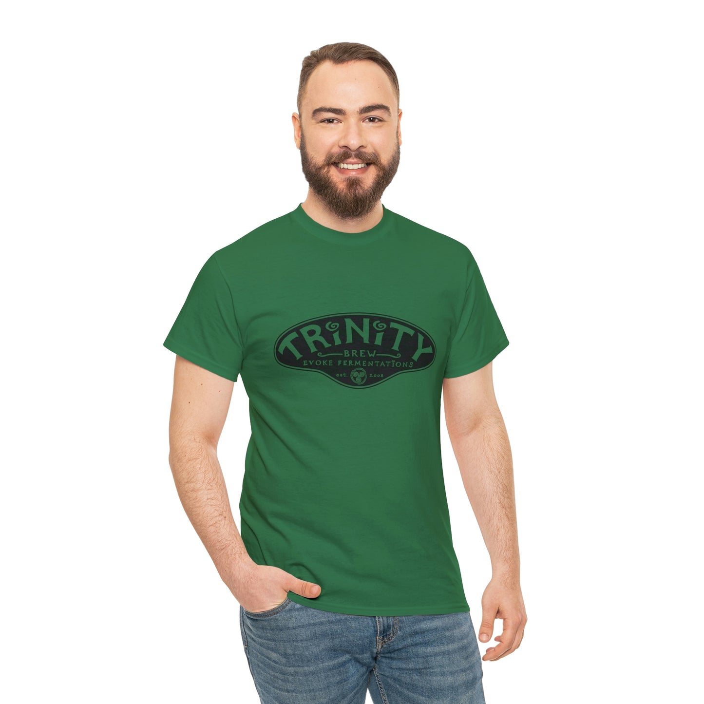 TRiNiTY Classic Logo/ Black - Unisex Heavy Cotton Tee