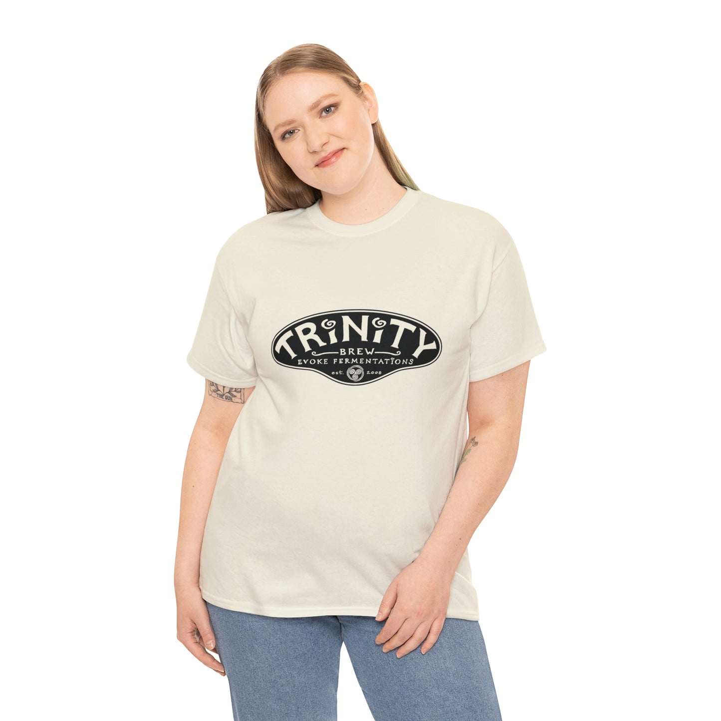 TRiNiTY Classic Logo/ Black - Unisex Heavy Cotton Tee