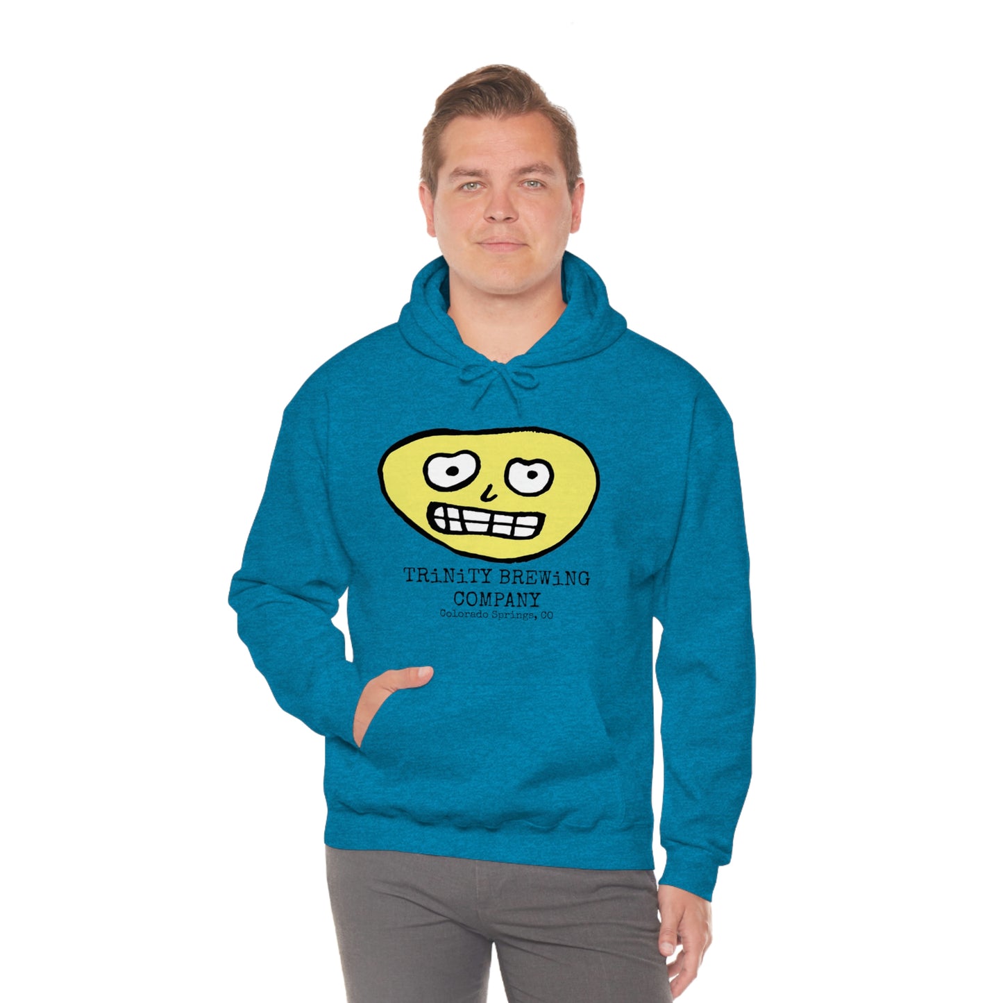 TRiNiTY Brewing Beerface Logo - Unisex Heavy Blend™ Hooded Sweatshirt