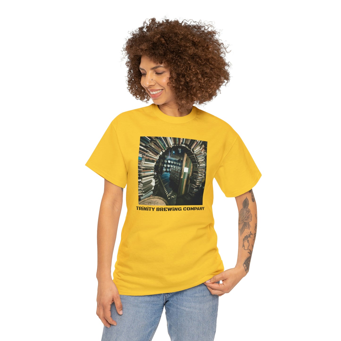 TRiNiTY Book Arch - Unisex Heavy Cotton Tee