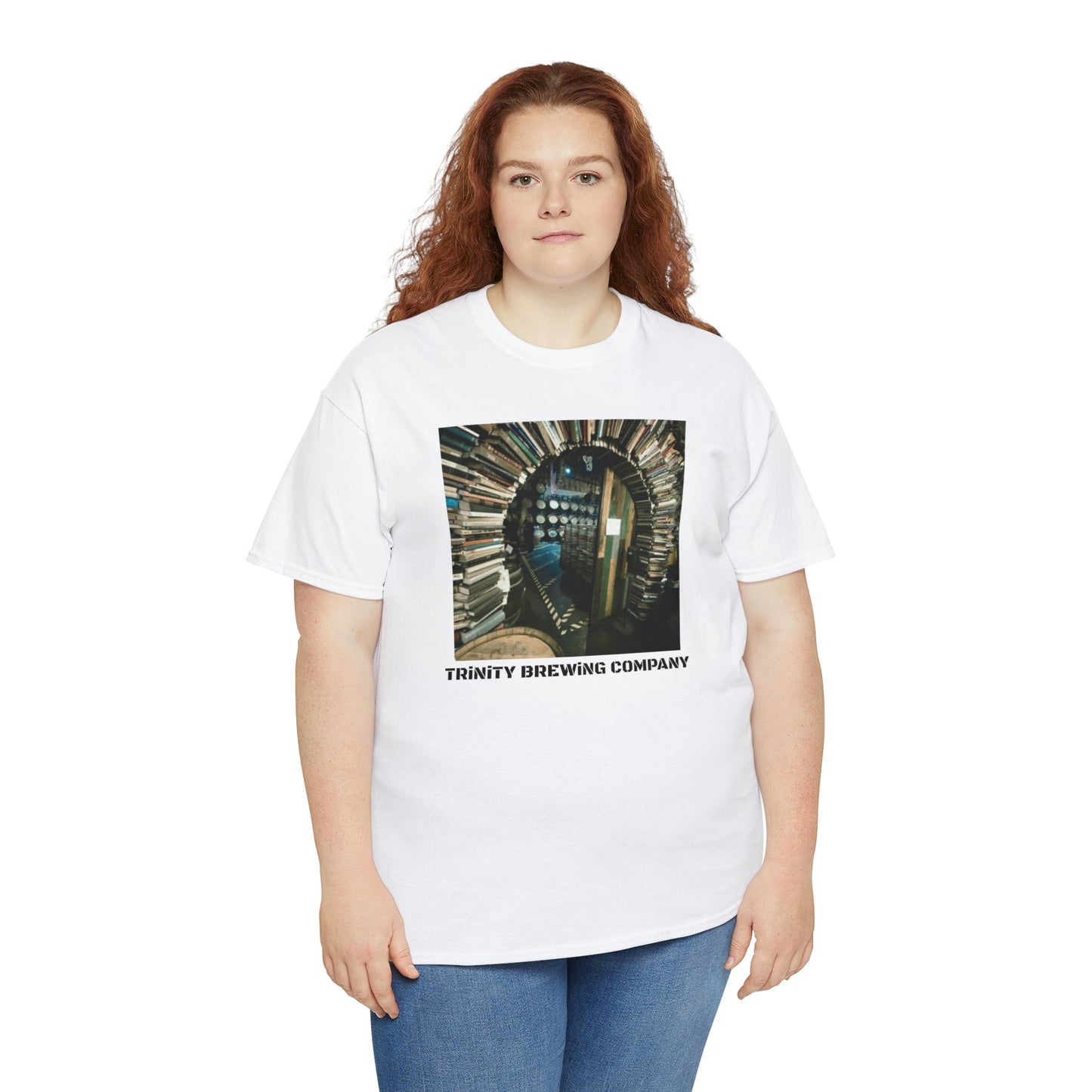 TRiNiTY Book Arch - Unisex Heavy Cotton Tee