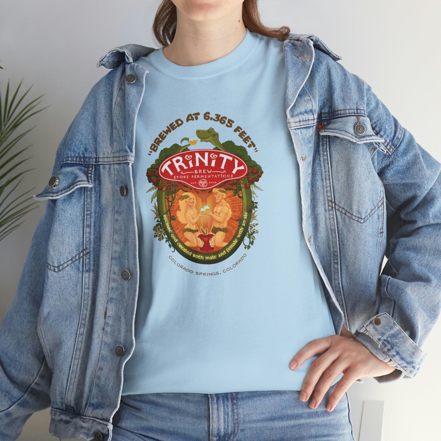 TRiNiTY Adam & Eve Ale (Lighter Colors) - Unisex Heavy Cotton Tee