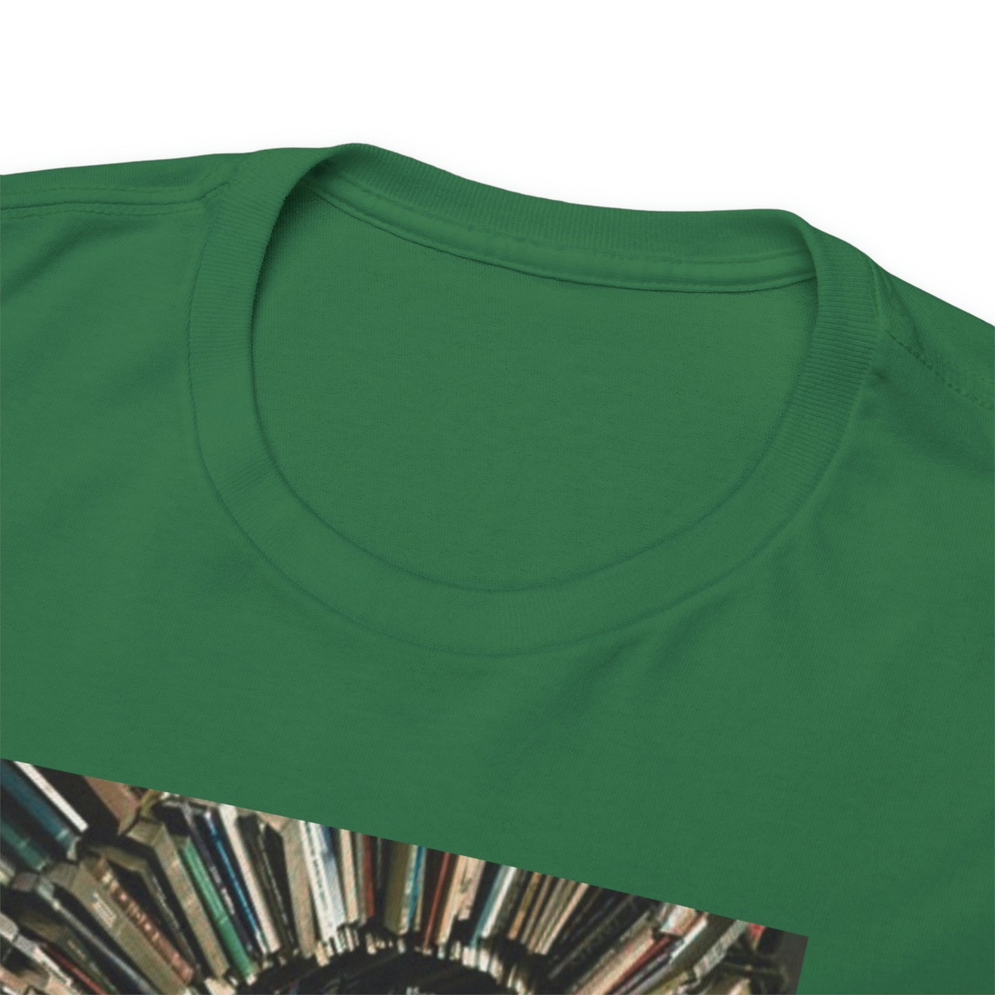 TRiNiTY Book Arch (Red Logo on Back) - Unisex Heavy Cotton Tee