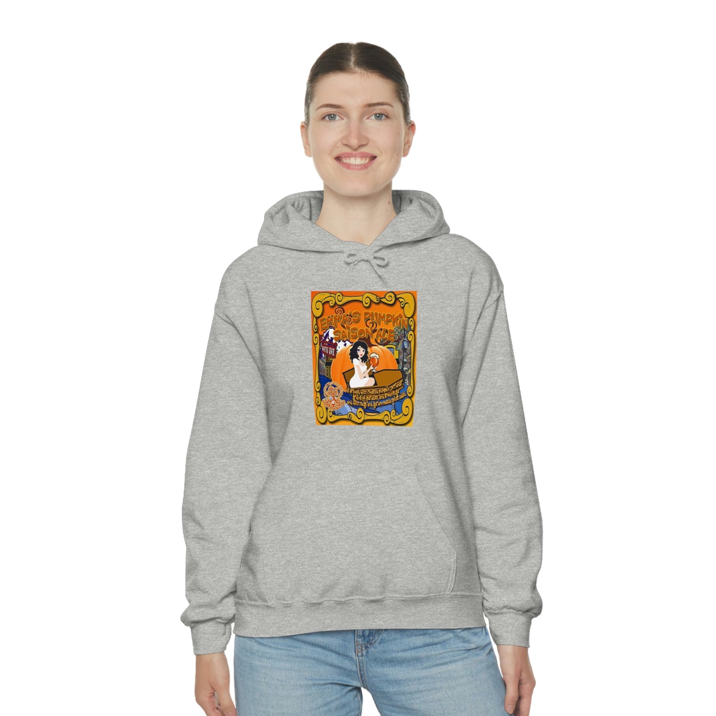 TRiNiTY Emma's Coffin Pumpkin Ale - Unisex Heavy Blend™ Hooded Sweatshirt