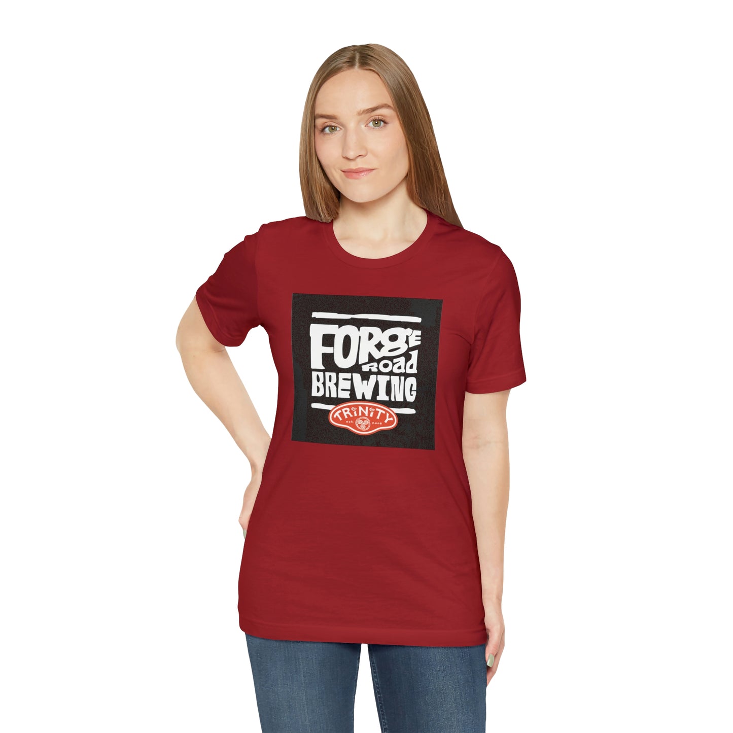 T2 Forge Road Brewery - Unisex Jersey Short Sleeve Tee