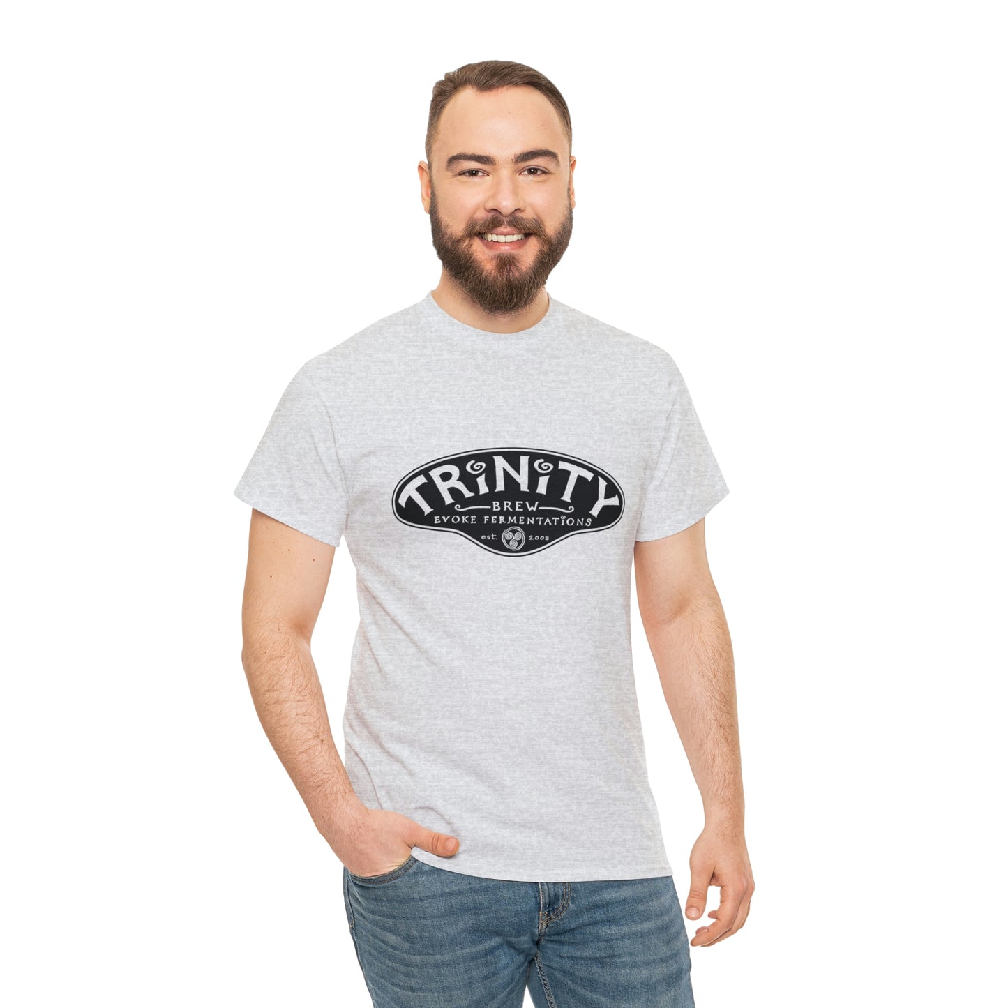 TRiNiTY Classic Logo/ Black - Unisex Heavy Cotton Tee