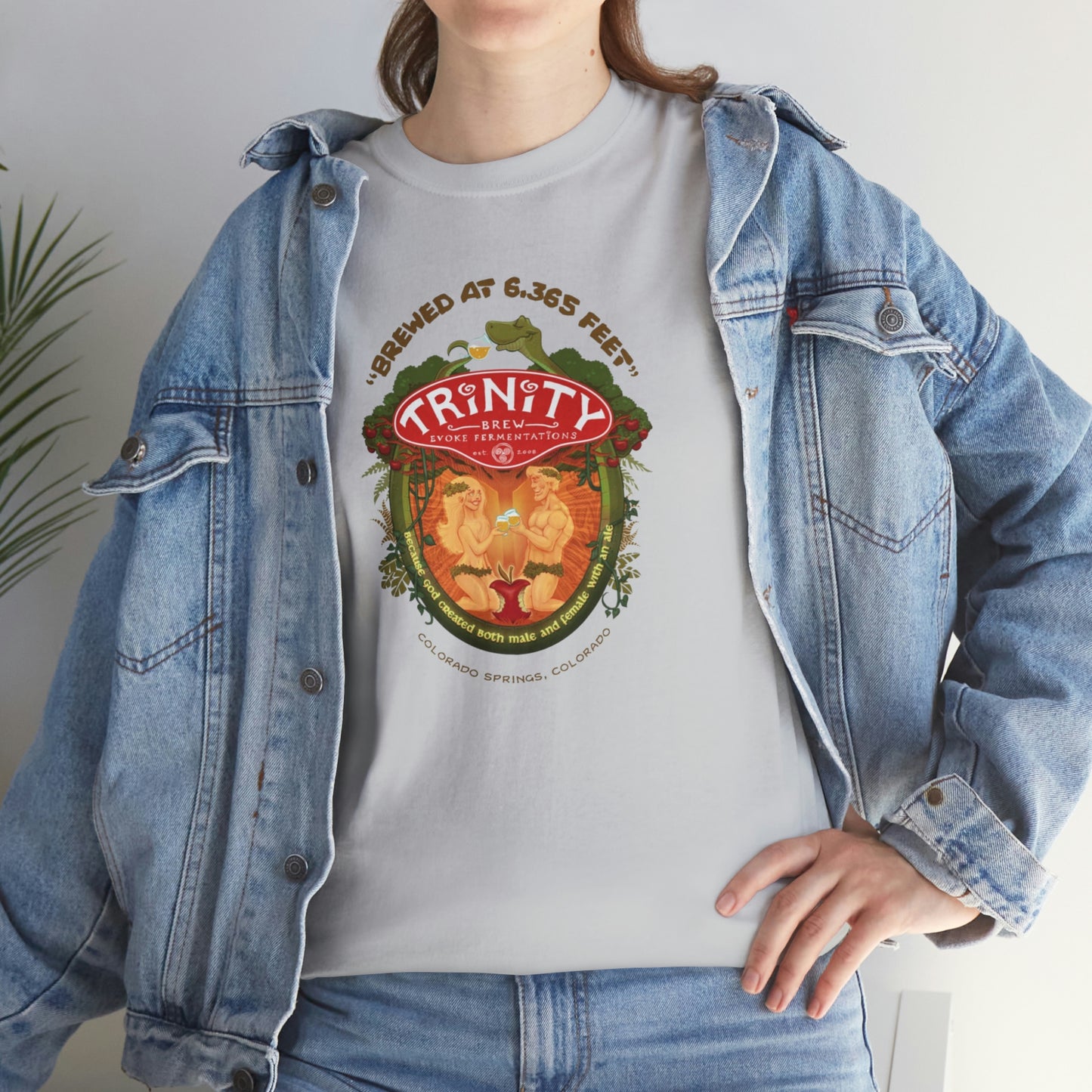 TRiNiTY Adam & Eve Ale (Lighter Colors) - Unisex Heavy Cotton Tee