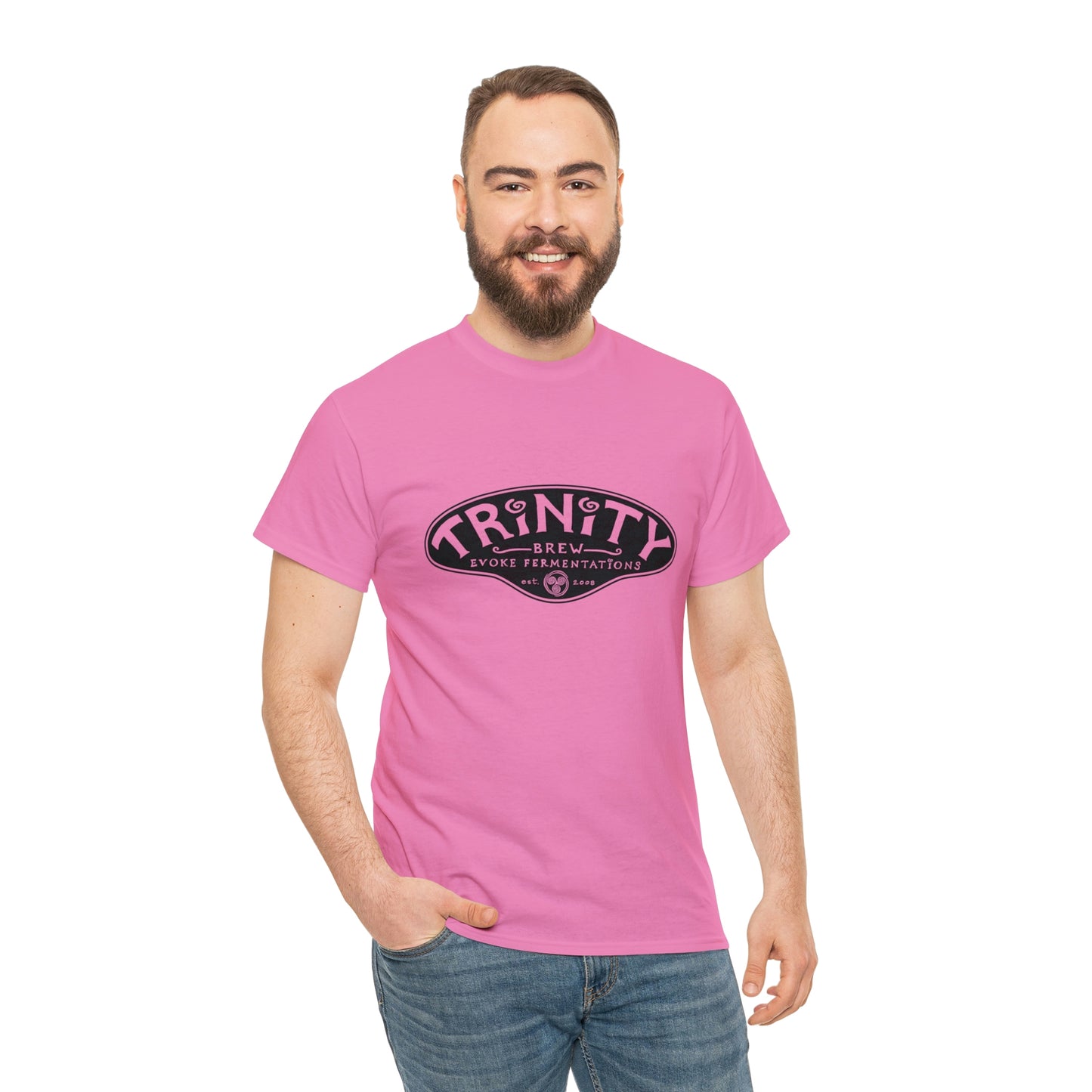 TRiNiTY Classic Logo/ Black - Unisex Heavy Cotton Tee