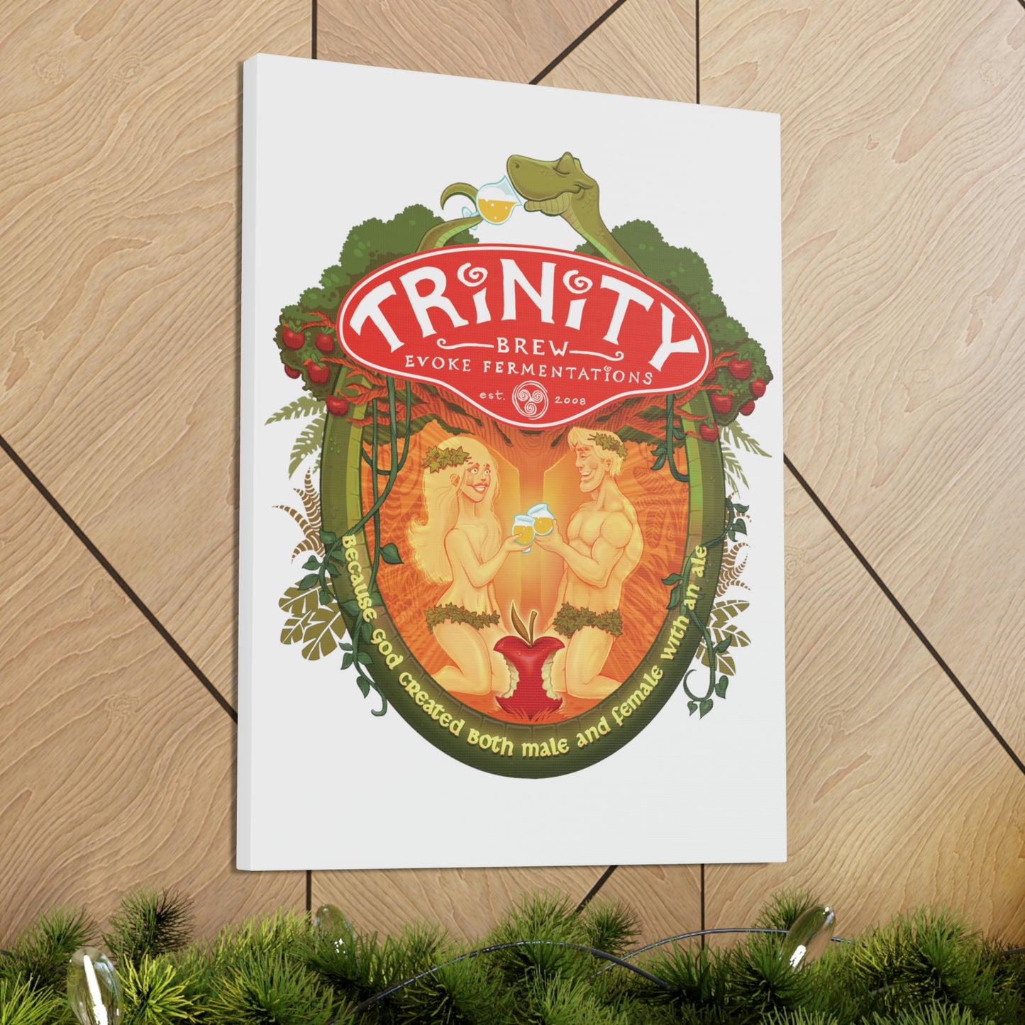 TRiNiTY Adam & Eve Ale - Canvas Gallery Wraps