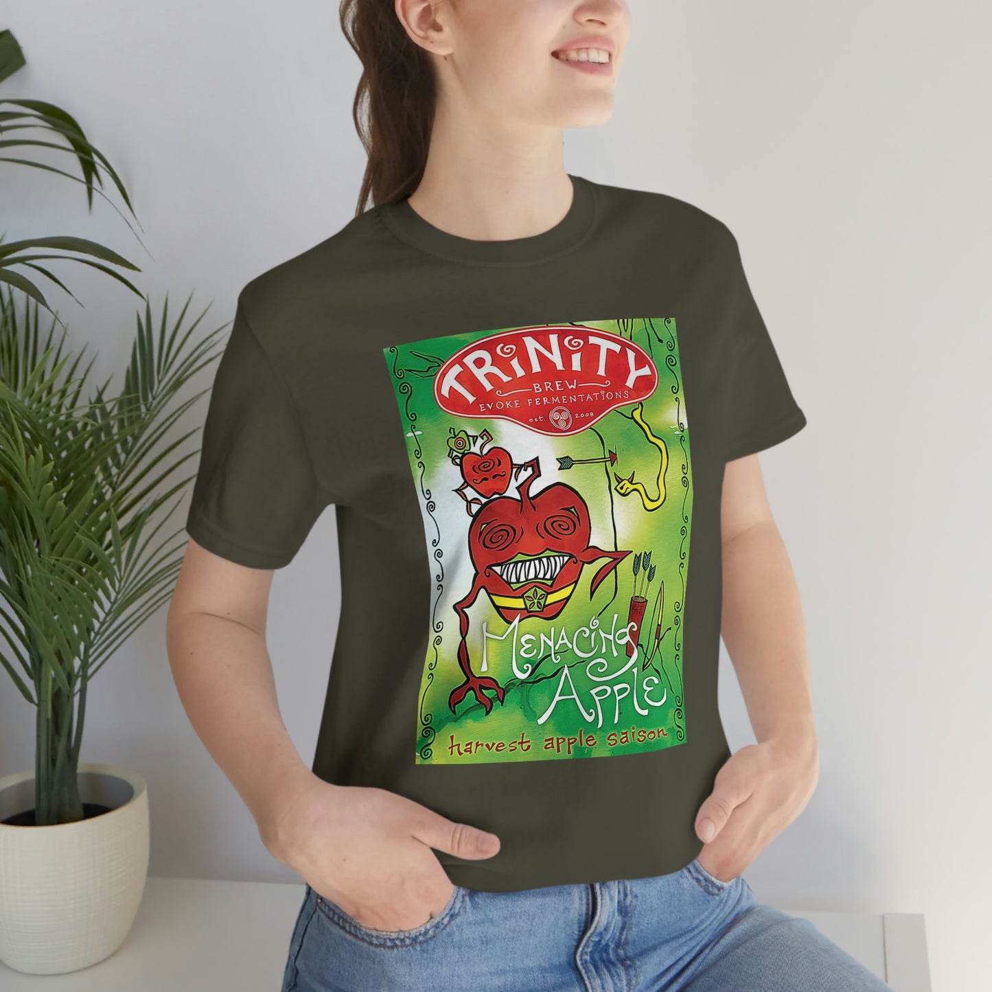 Menacing Apple Short Sleeve Tee