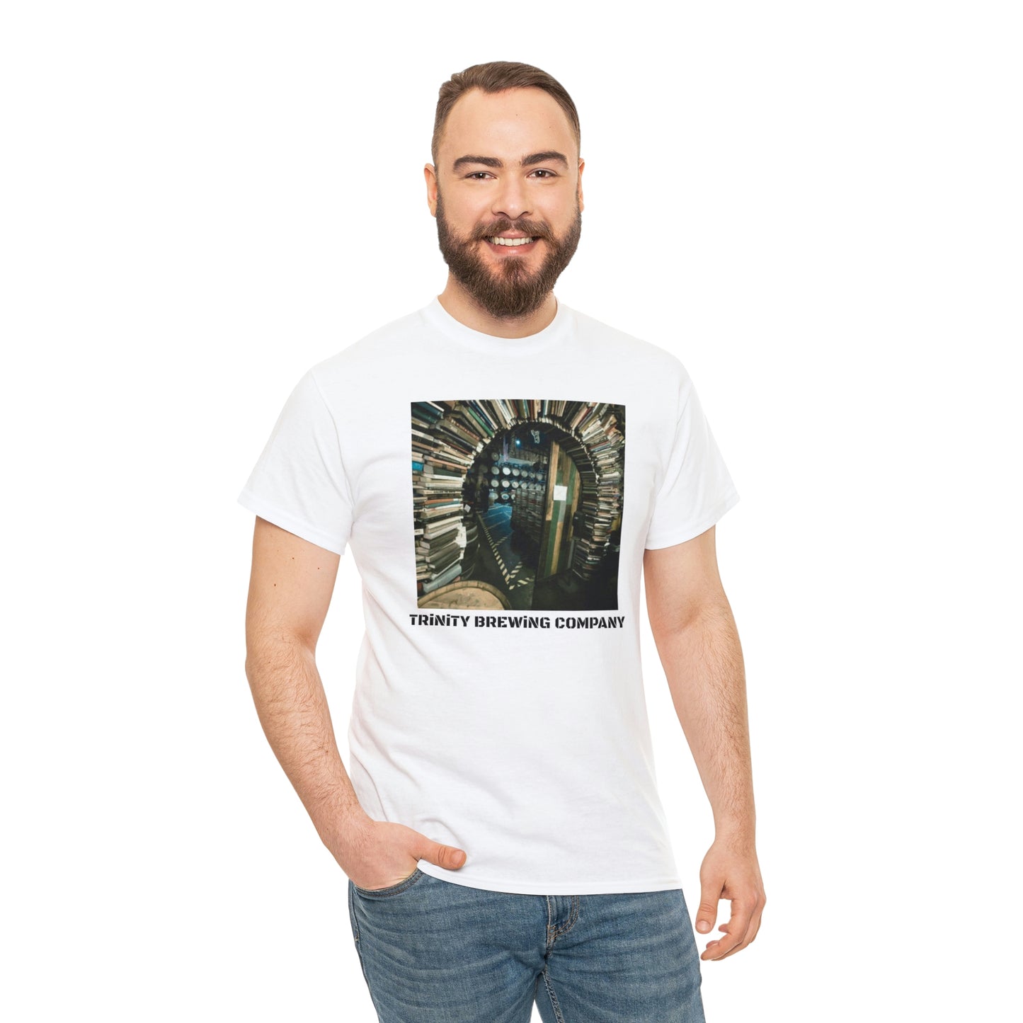 TRiNiTY Book Arch - Unisex Heavy Cotton Tee