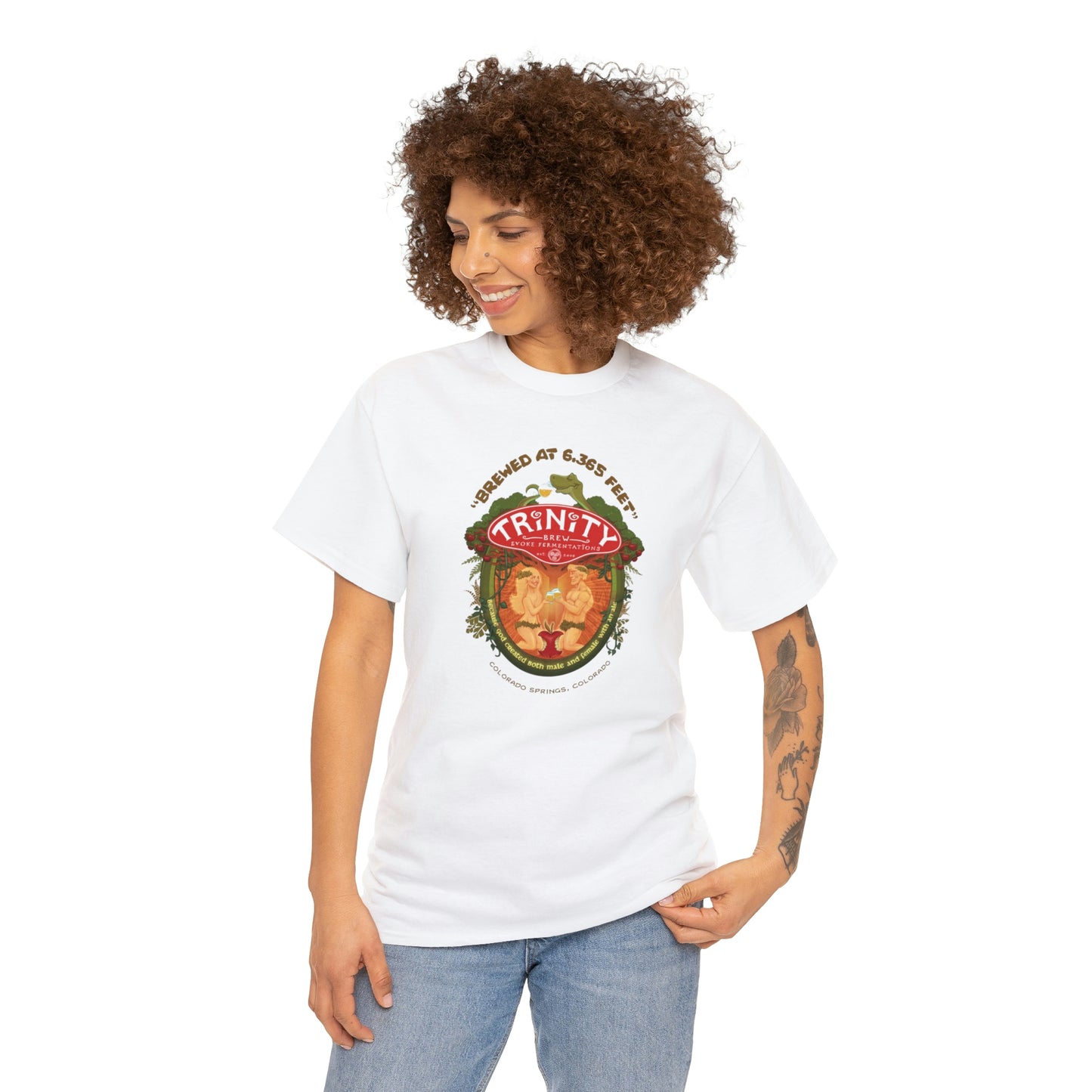 TRiNiTY Adam & Eve Ale (Lighter Colors) - Unisex Heavy Cotton Tee