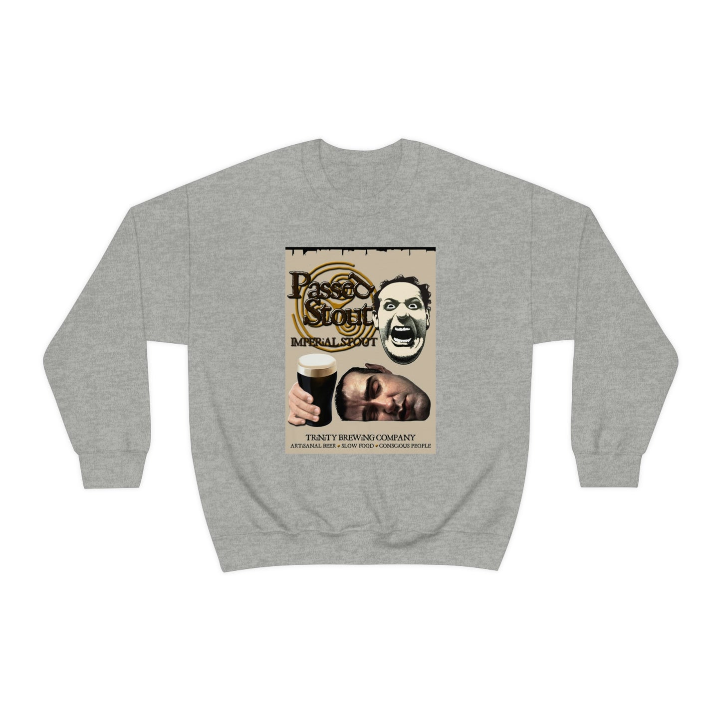 TRiNiTY's Passed Stout Imperial Stout - Unisex Heavy Blend™ Crewneck Sweatshirt