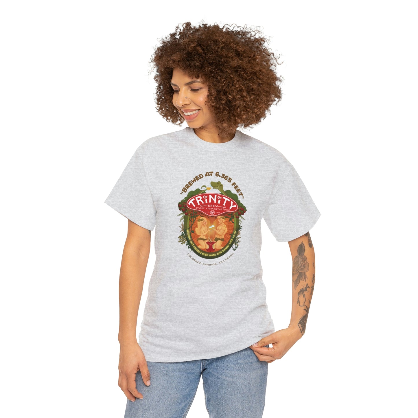 TRiNiTY Adam & Eve Ale (Lighter Colors) - Unisex Heavy Cotton Tee