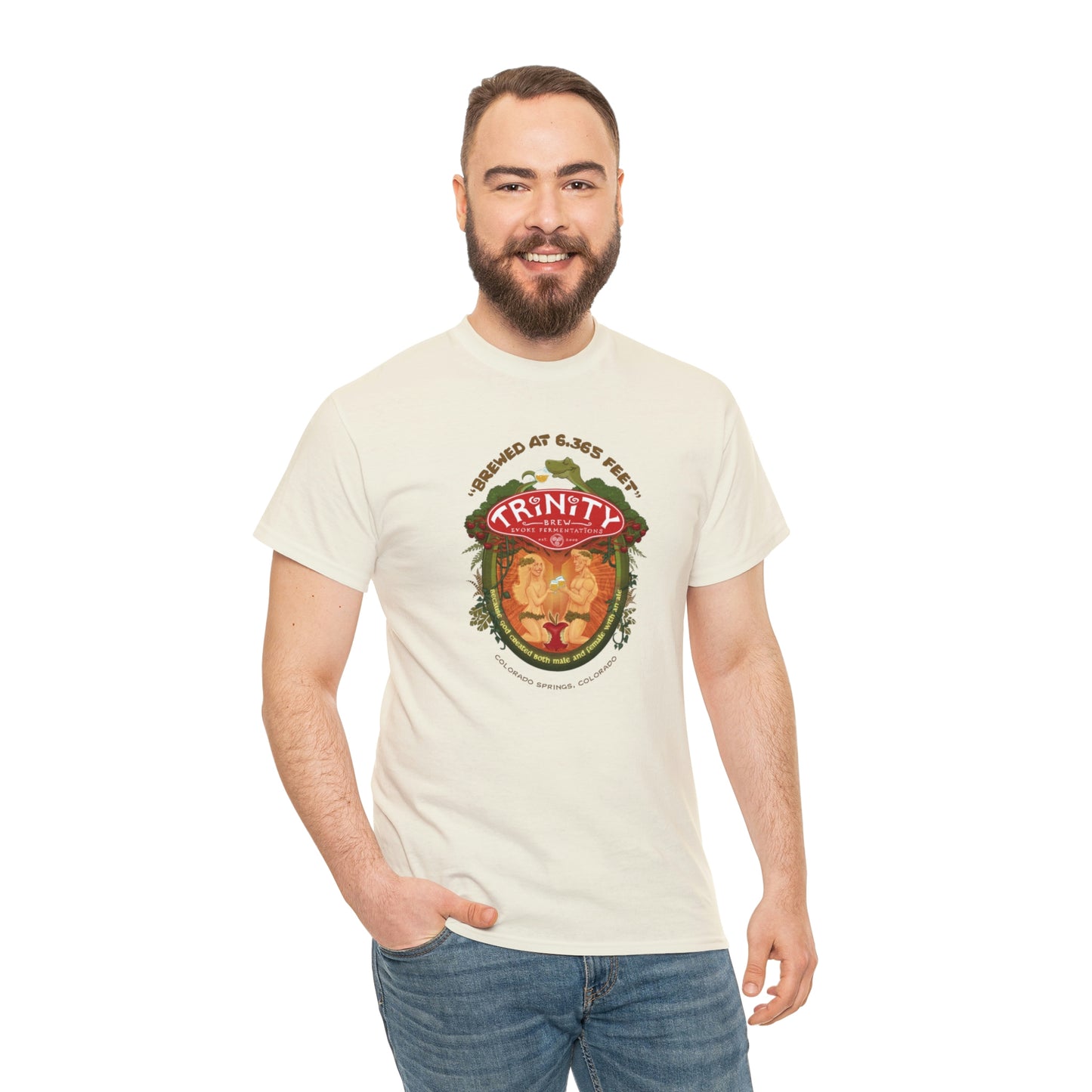 TRiNiTY Adam & Eve Ale (Lighter Colors) - Unisex Heavy Cotton Tee