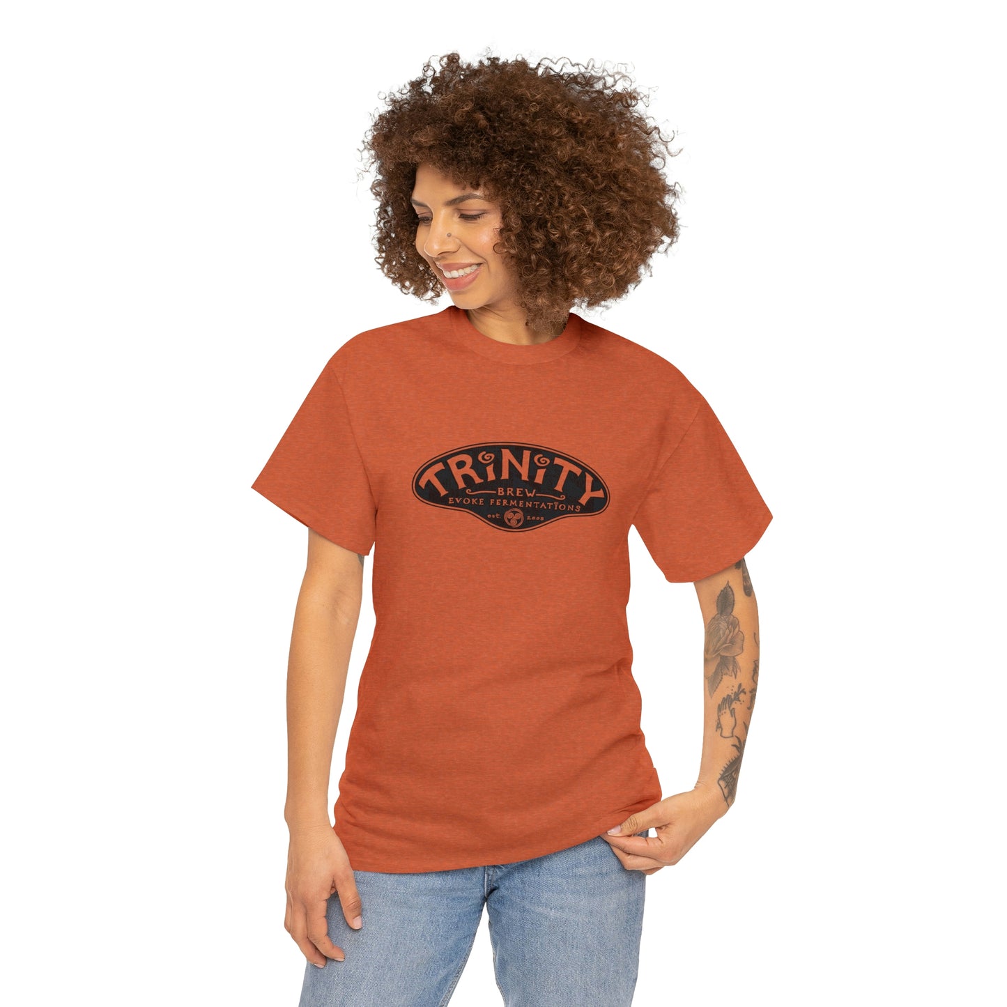 TRiNiTY The Emperor Has No Clothes -  Unisex Heavy Cotton Tee