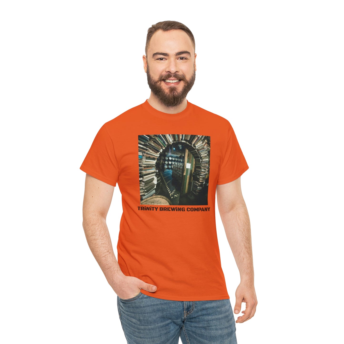 TRiNiTY Book Arch - Unisex Heavy Cotton Tee