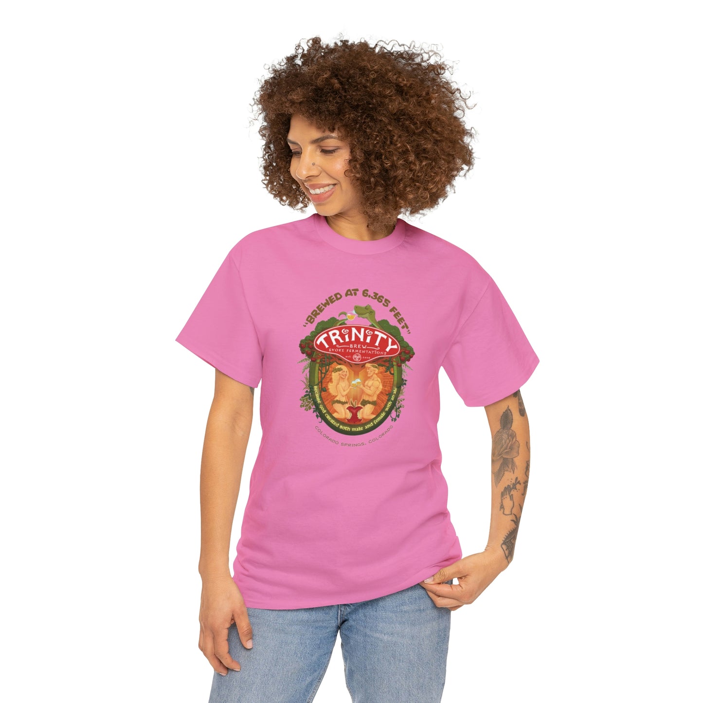 TRiNiTY Adam & Eve Ale (Lighter Colors) - Unisex Heavy Cotton Tee